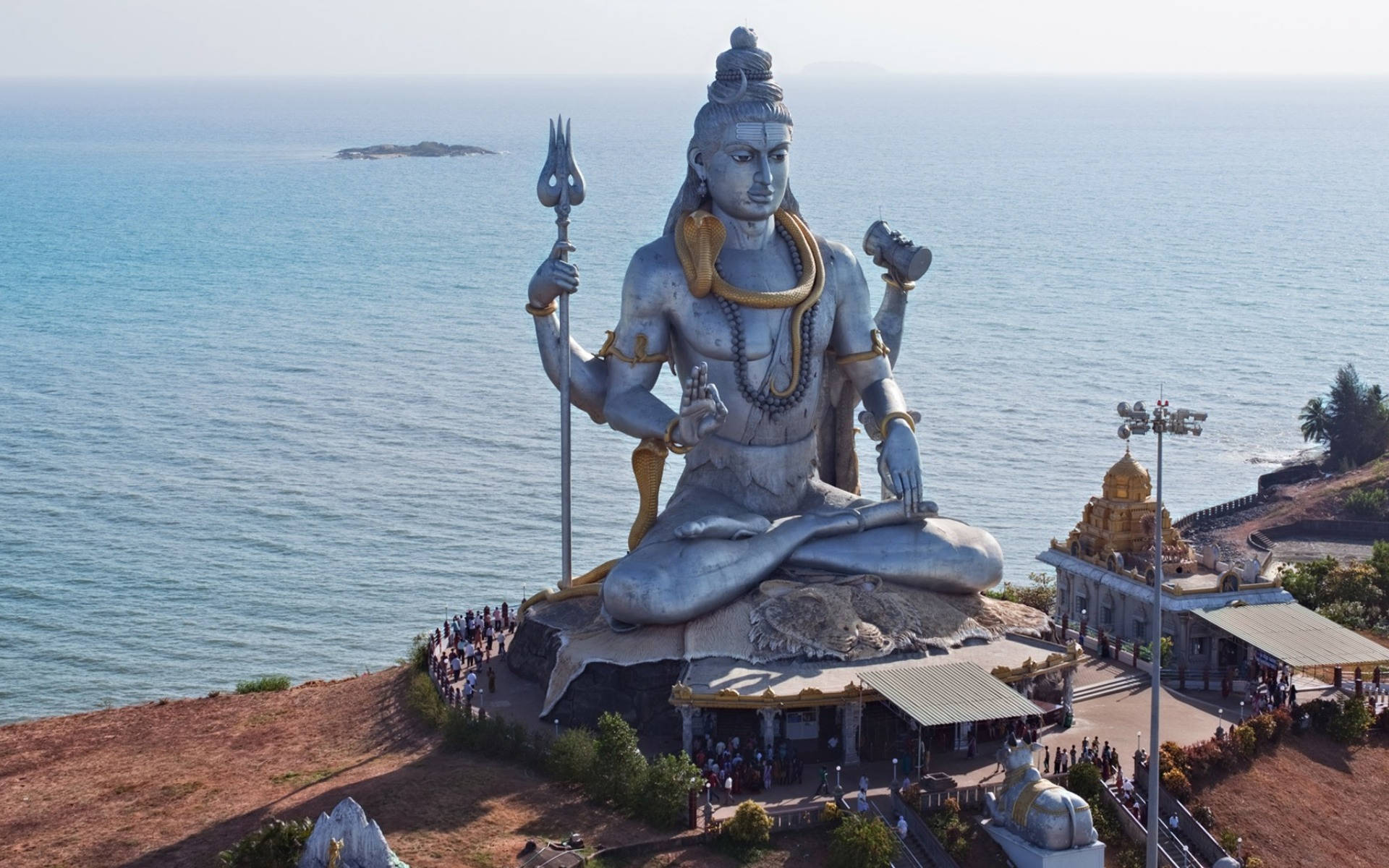 Lord Shiva 4k By The Sea