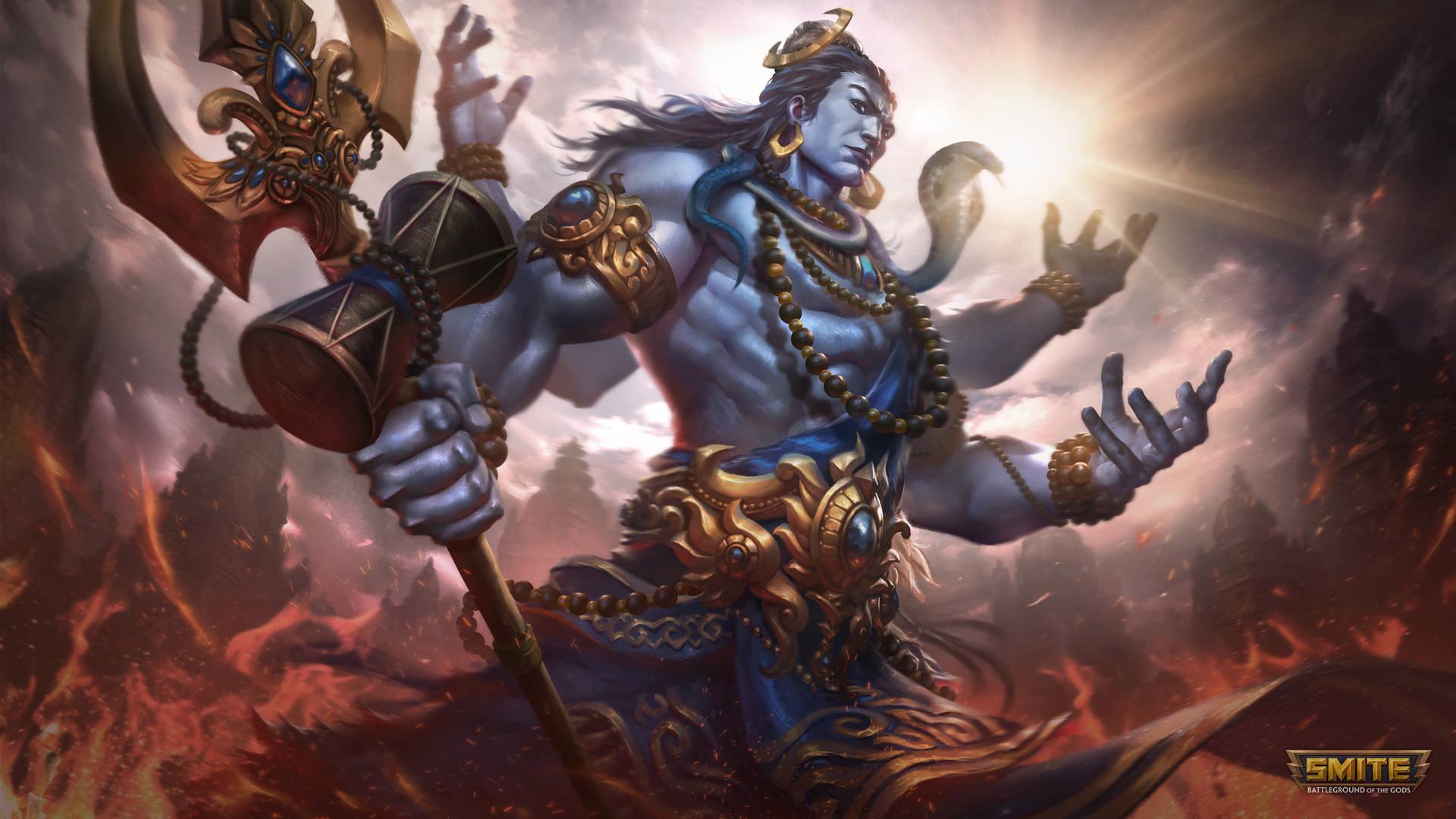 Lord Shiva 4k Power Background