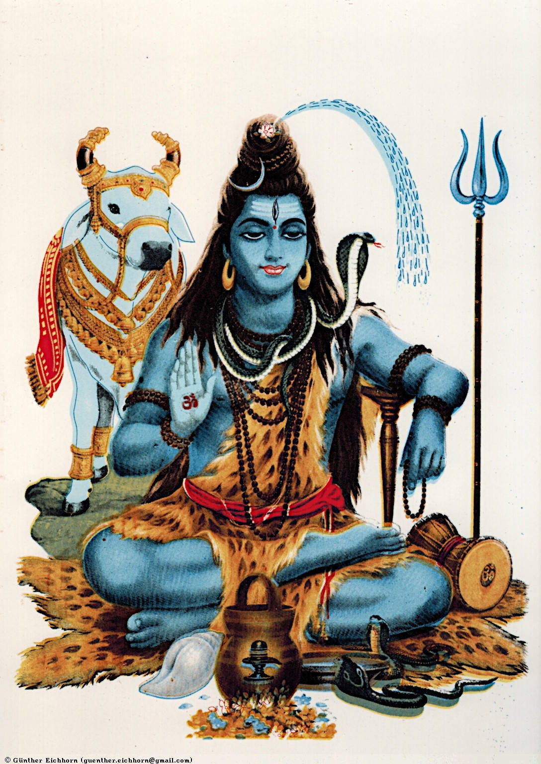 Lord Shiva And Nandi Background
