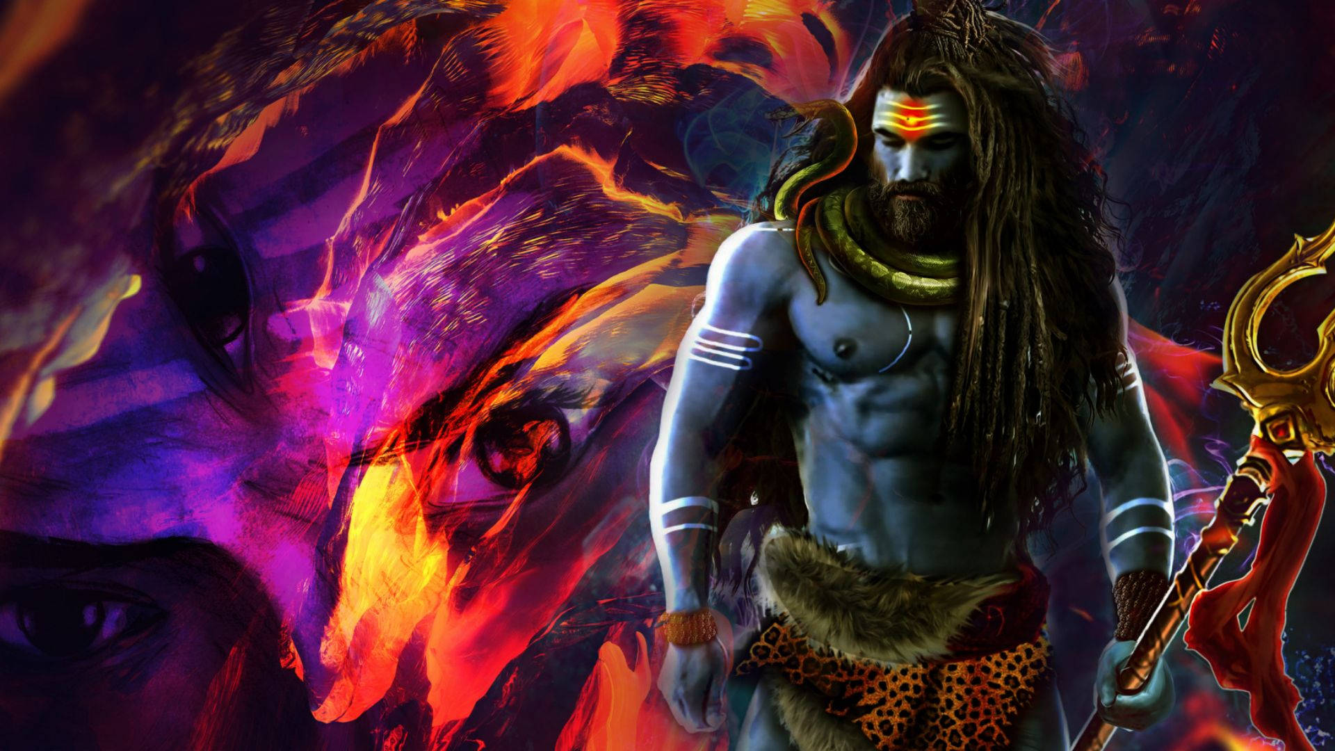 Lord Shiva Hd Destruction Background