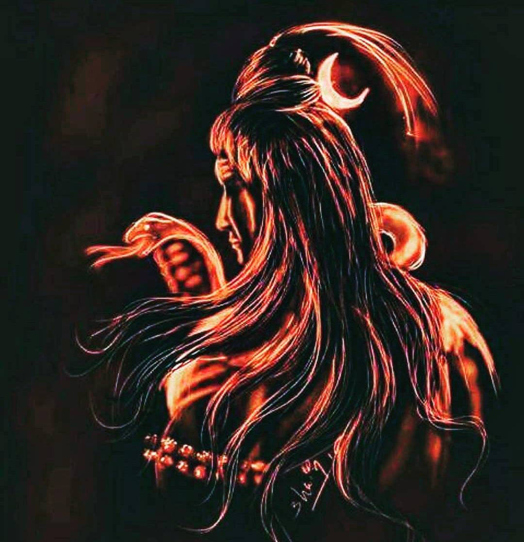 Lord Shiva In His Wrathful Essence