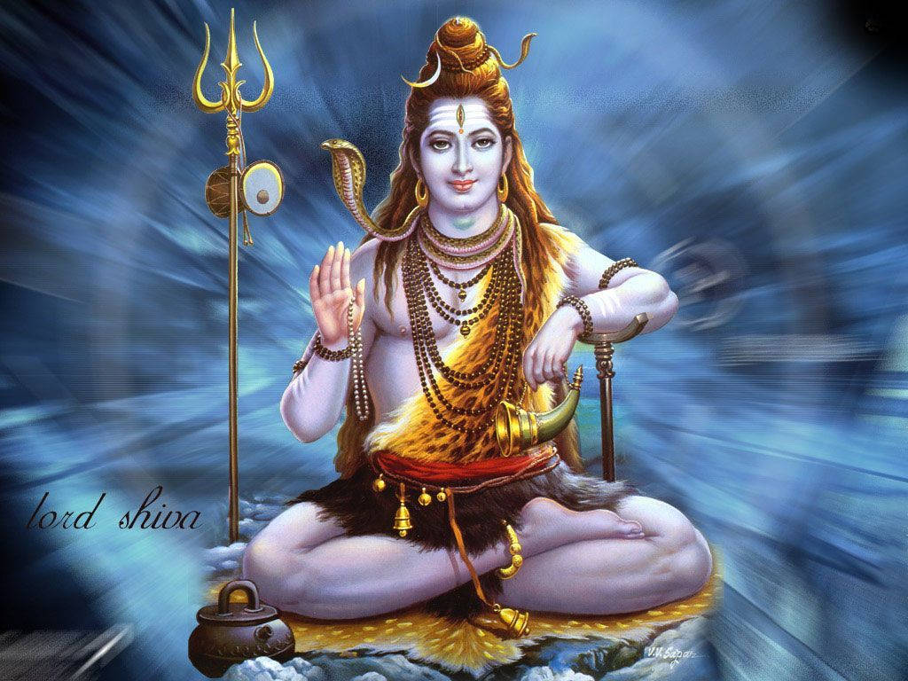 Lord Shiva Post Background