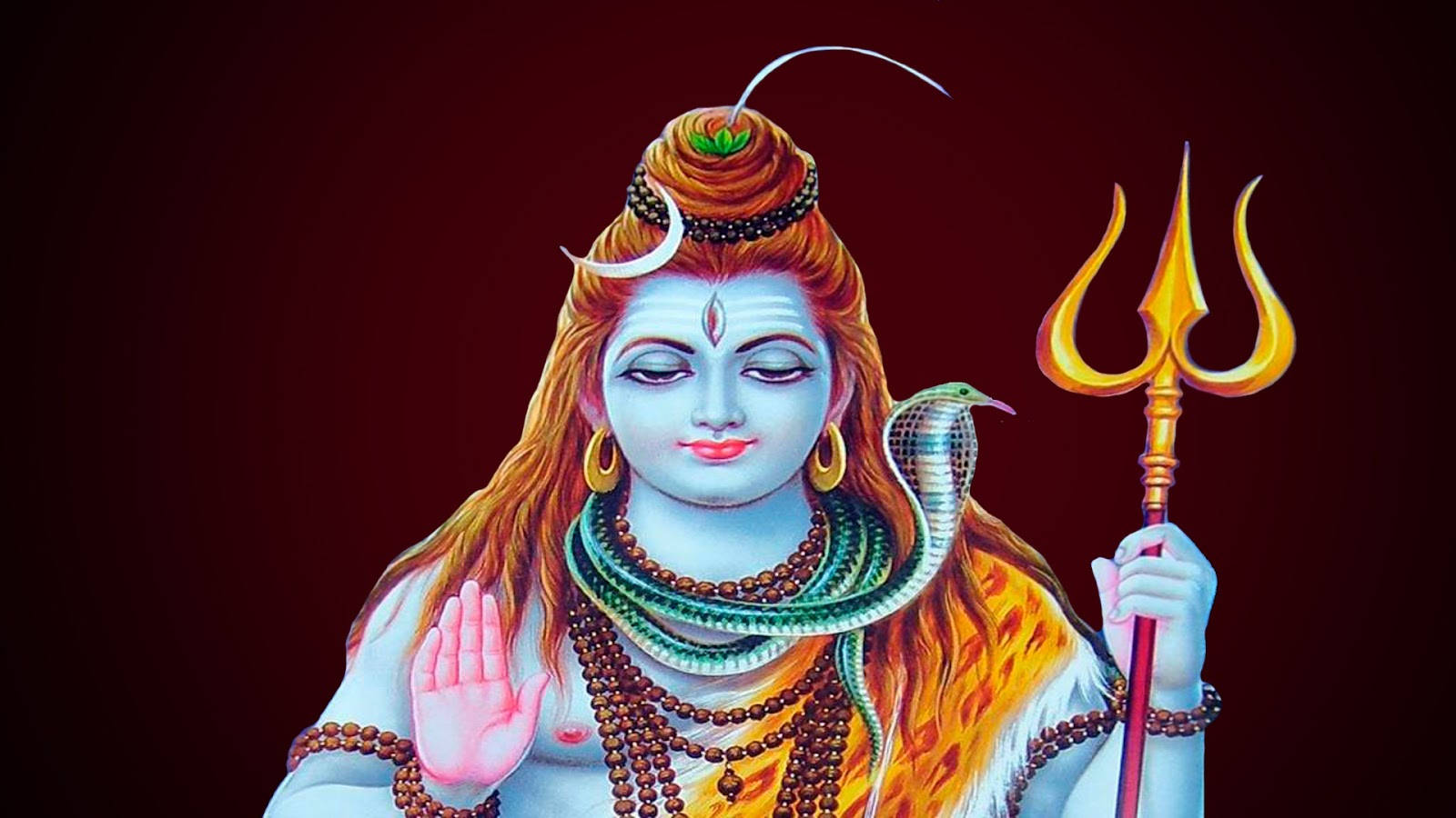 Lord Shiva Trishula Background