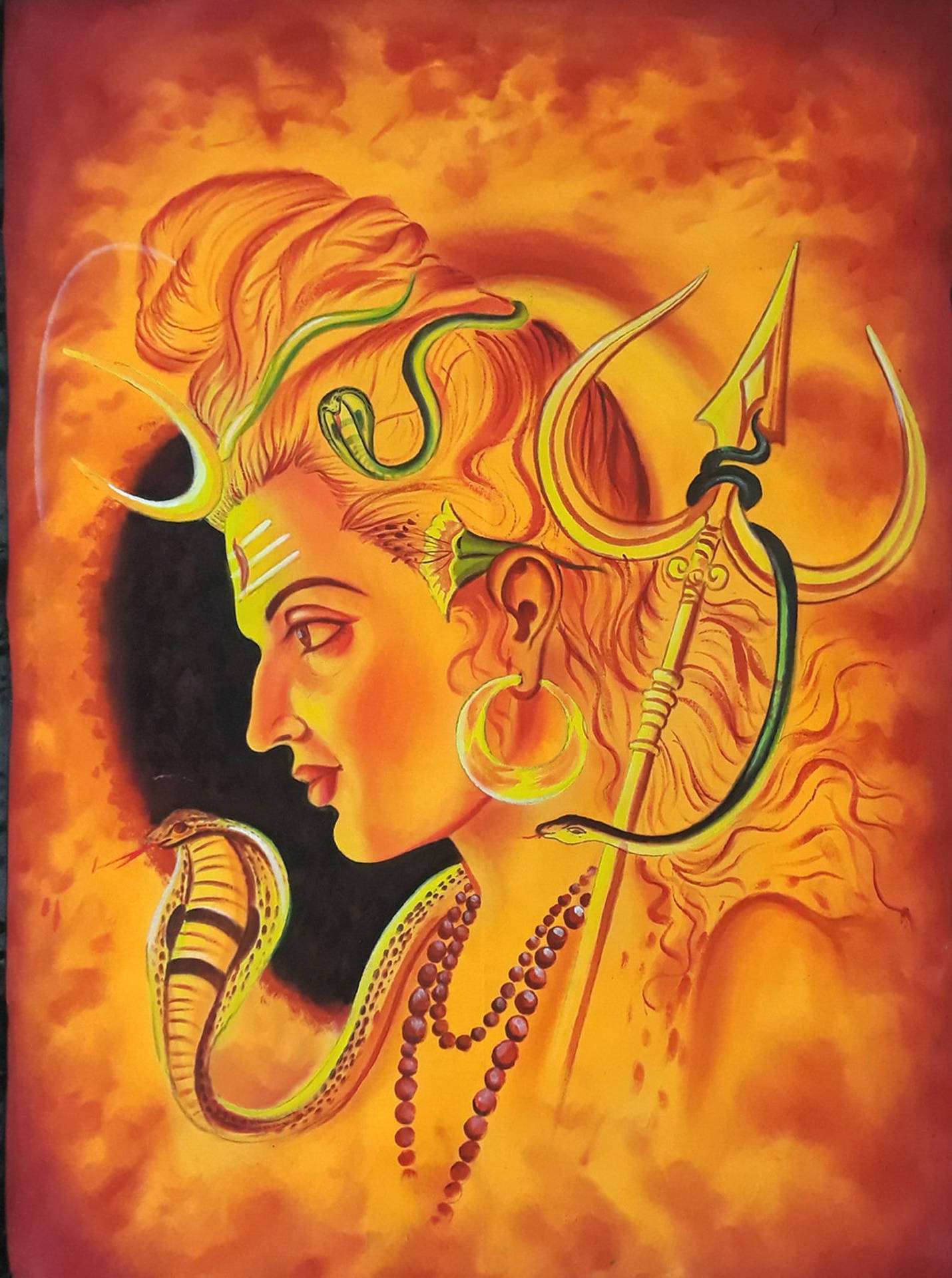 Lord Shiva Warm Tones