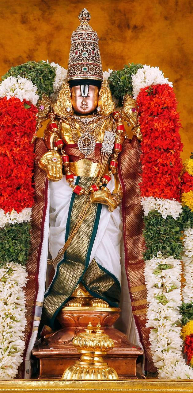Lord Venkateswara 4k With White Lungi