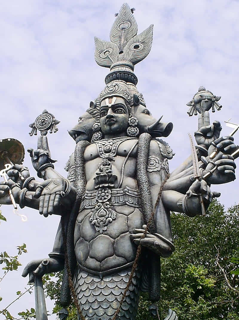 Lord_ Vishnu_ Statue_ Sculpture