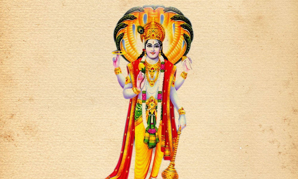 Lord Vishnu Wife Lakshmi Background