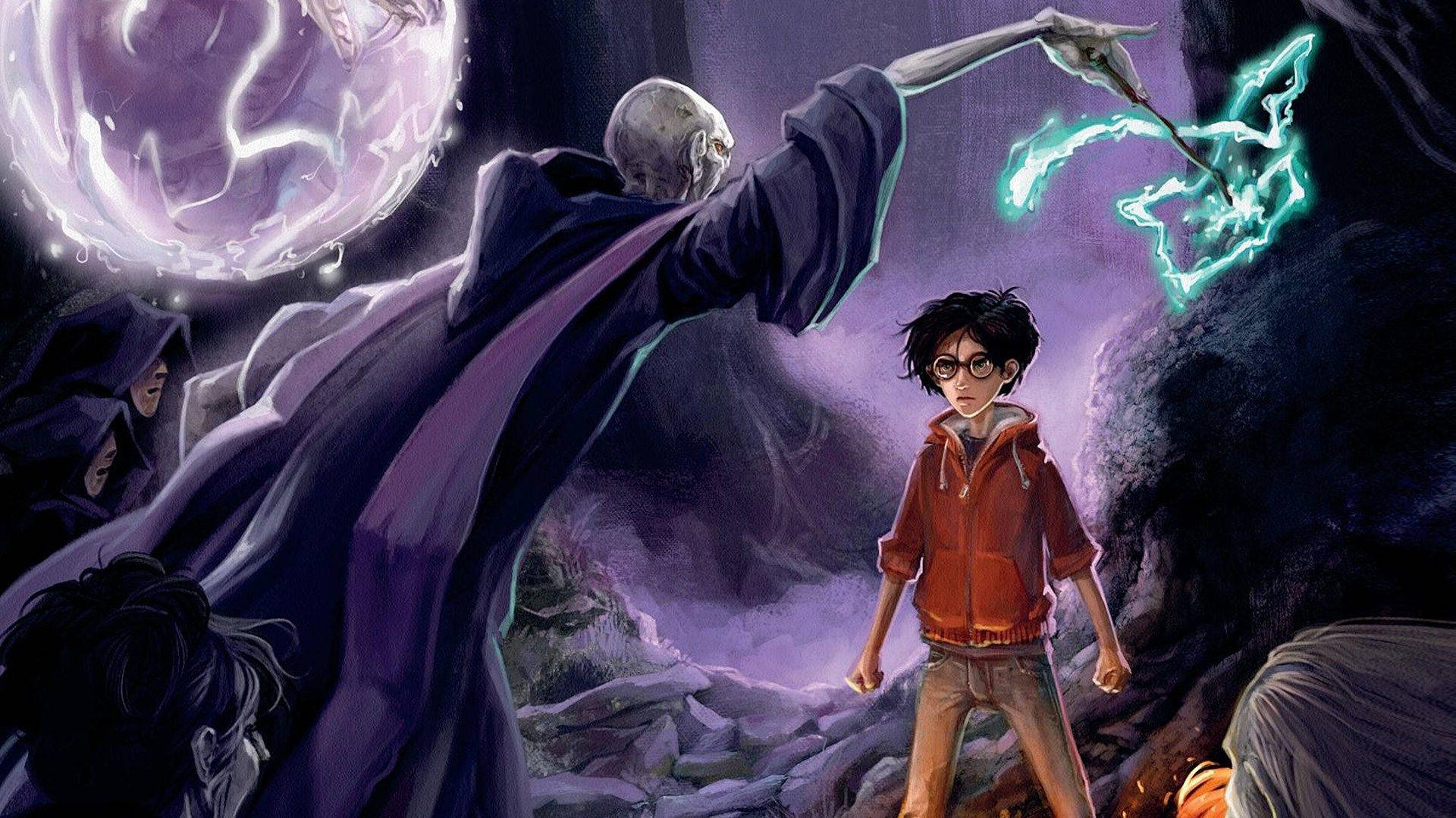 Lord Voldemort Dark Purple Illustration Background