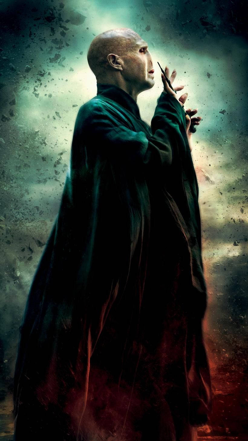Lord Voldemort Red Green Art Background
