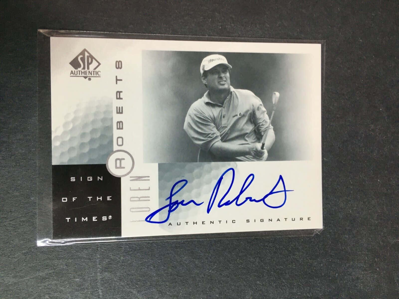Loren Roberts Authentic Signature Background