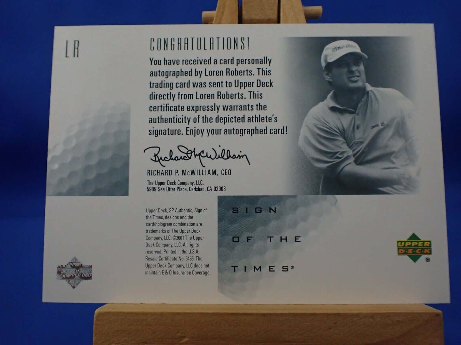 Loren Roberts Trading Card