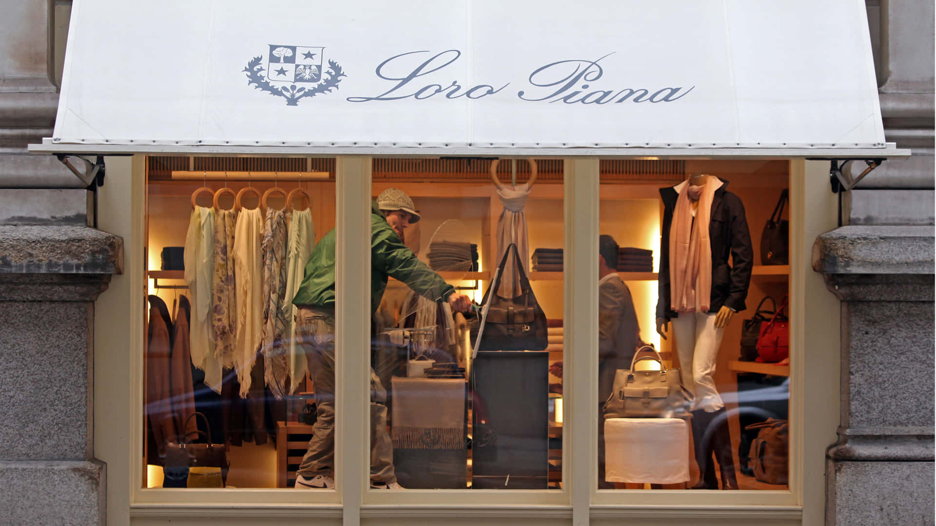 Loro Piana Store Front Background