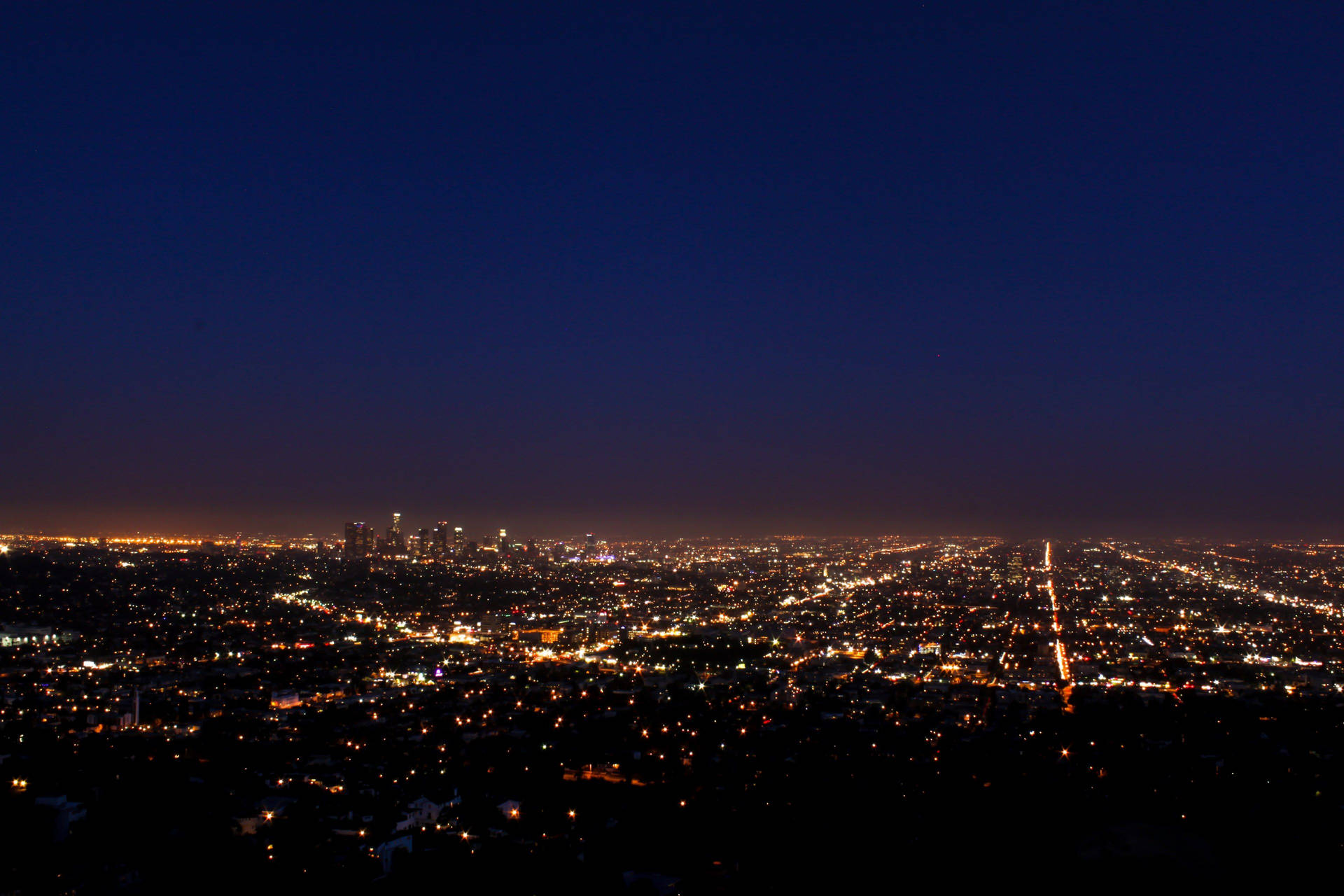 Los Angeles 4k At Night Background