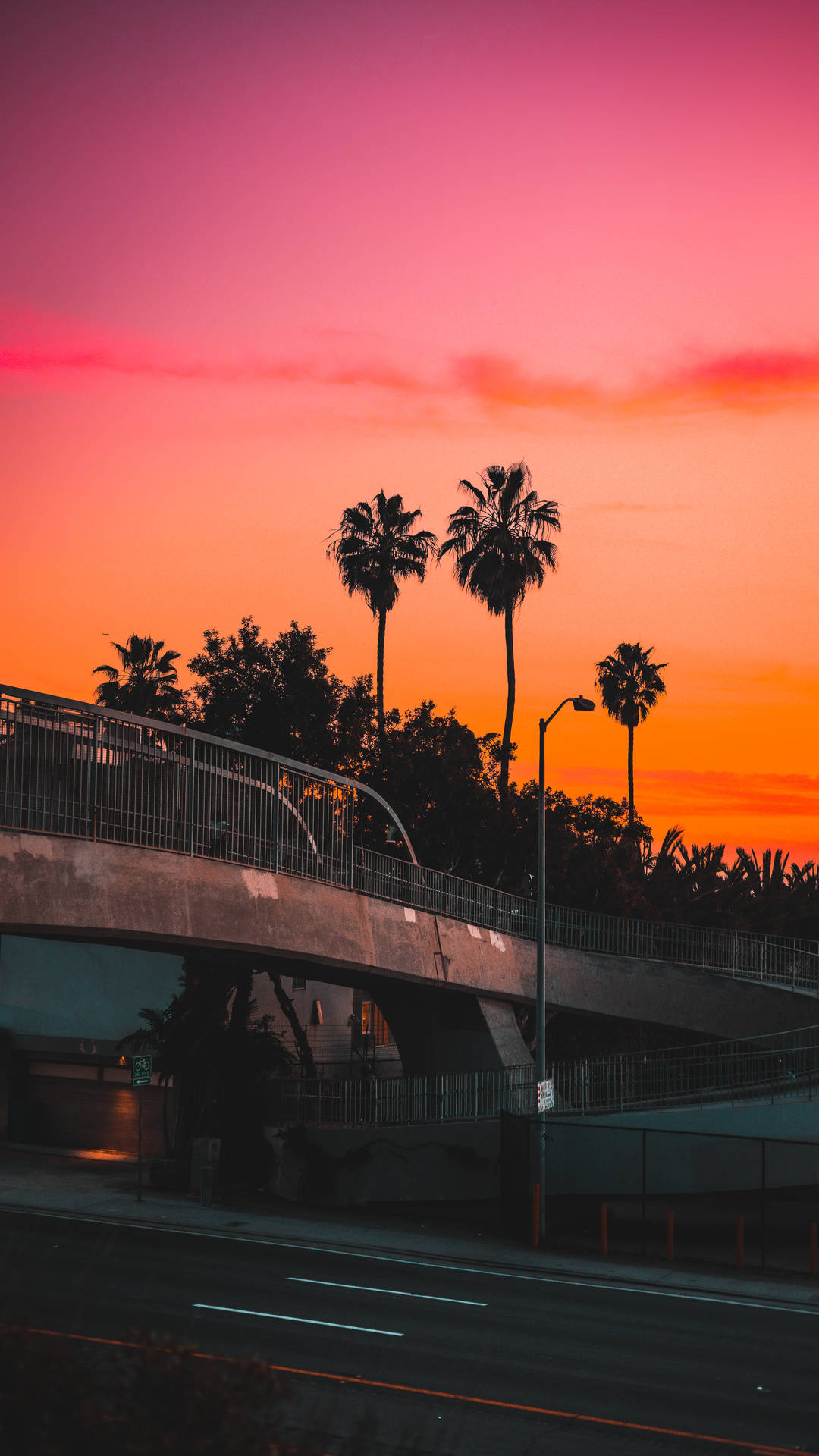 Los Angeles 4k Sunset Background