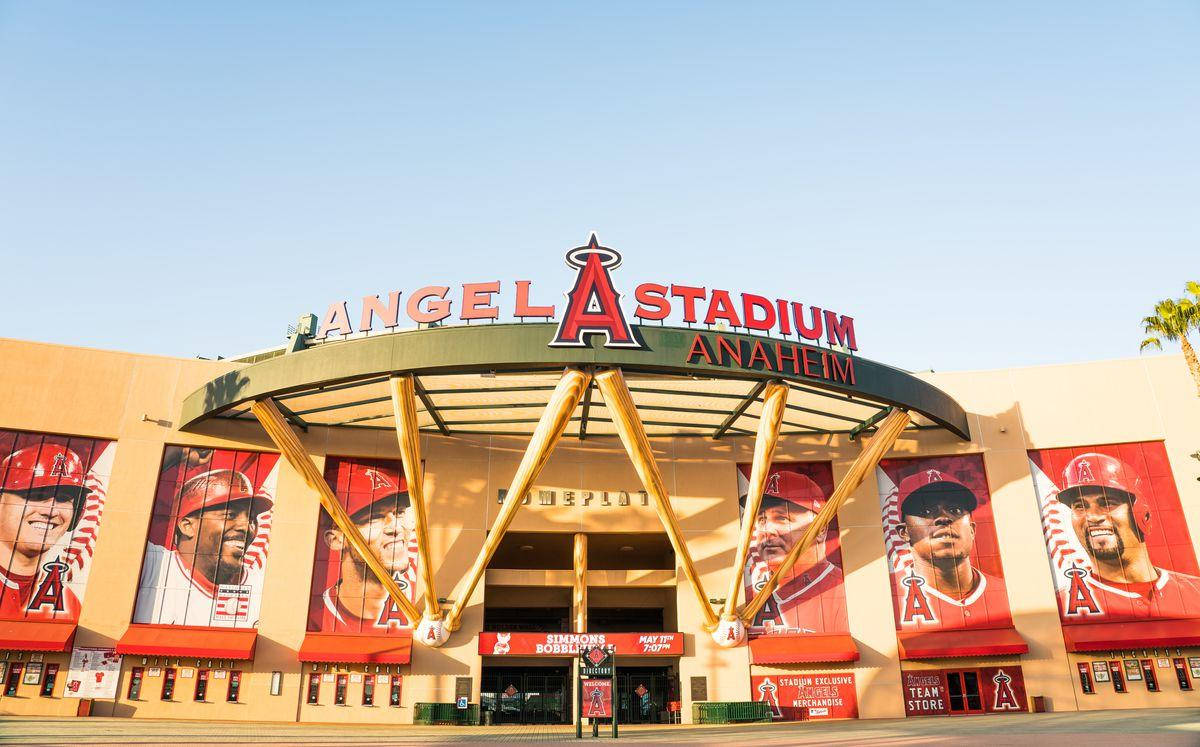 Los Angeles Angels Angel Stadium Of Anaheim Background