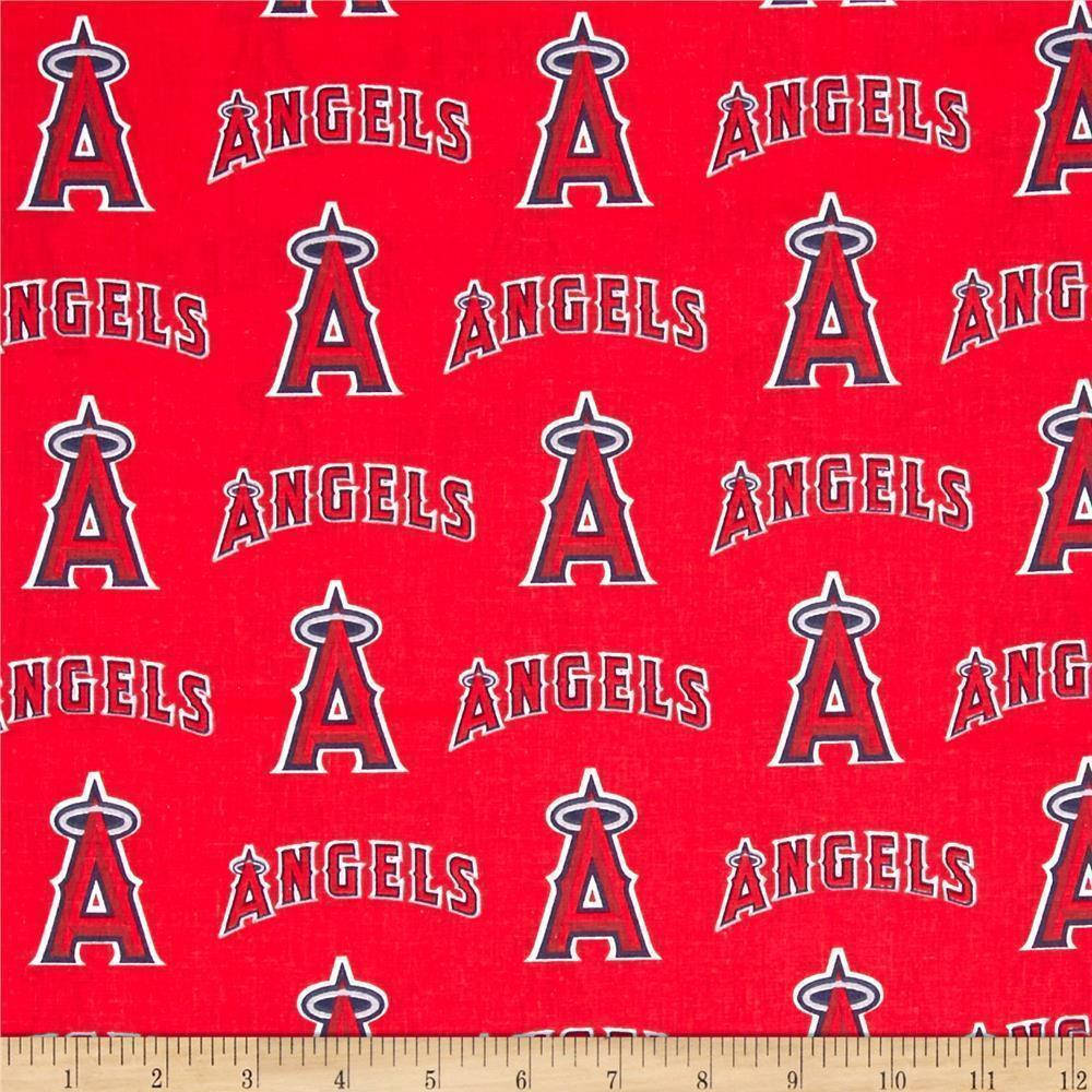 Los Angeles Angels Logo Collage Background