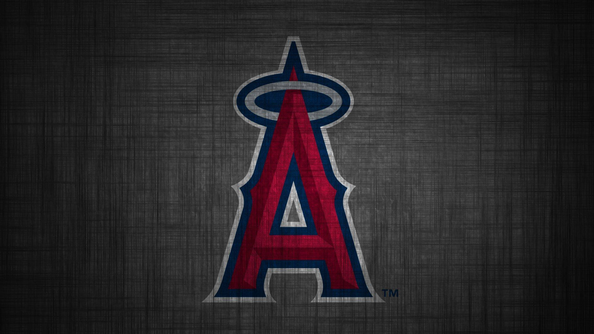 Los Angeles Angels Logo On Gray Background