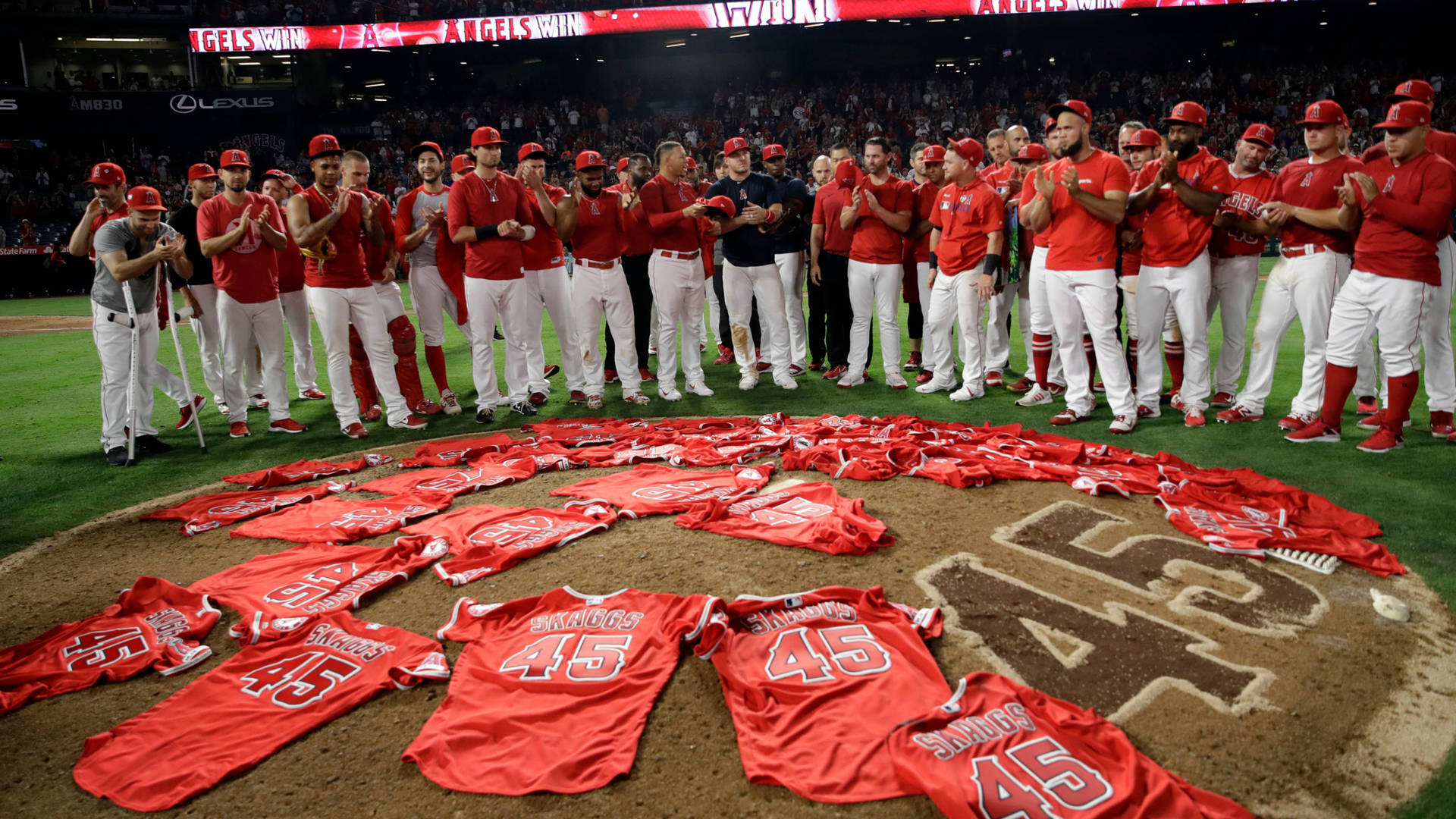 Los Angeles Angels Skaggs Jerseys With Players