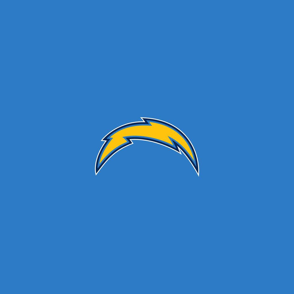 Los Angeles Chargers Bend Lightning Logo Background