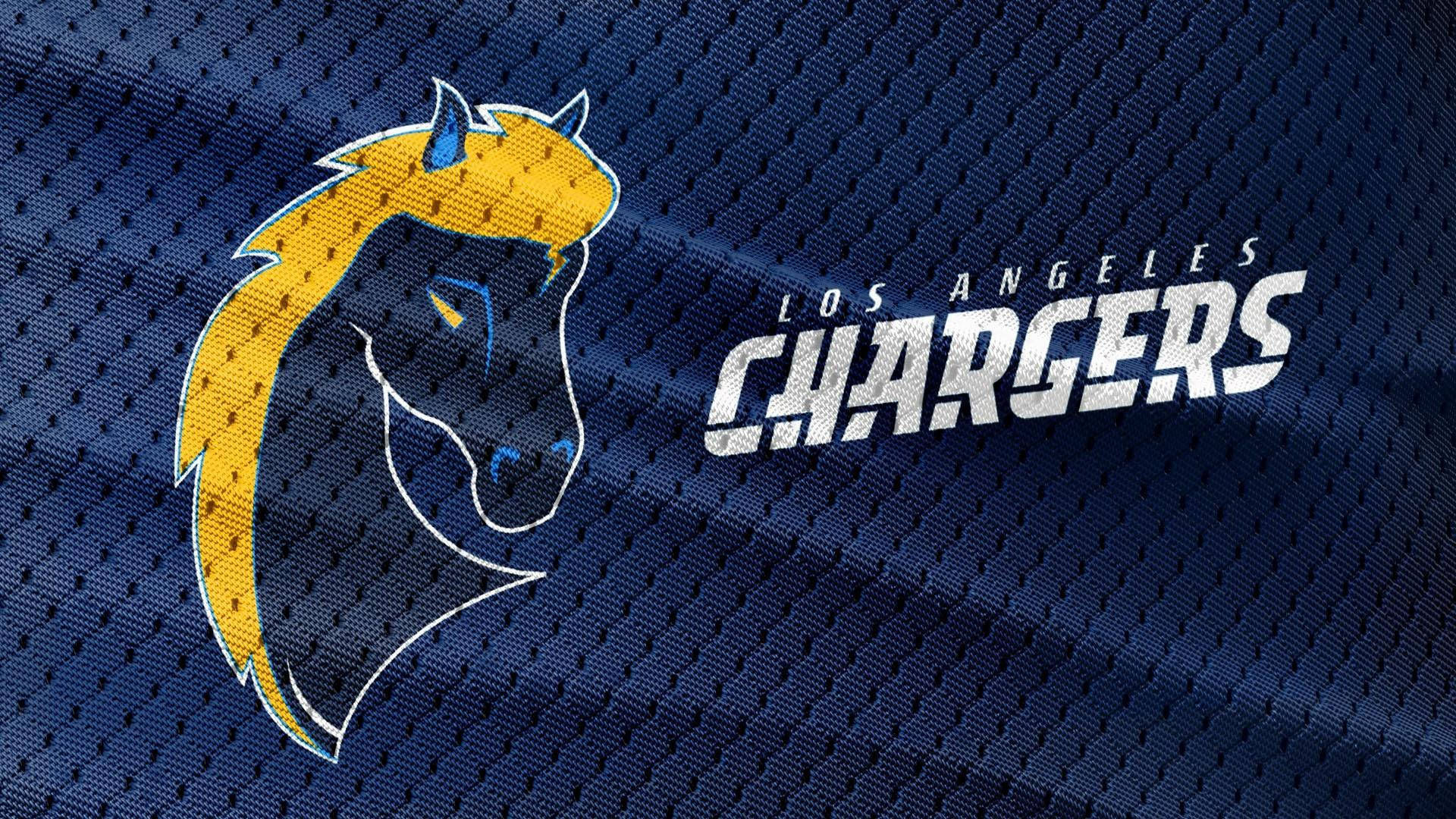 Los Angeles Chargers Digital Artwork Background