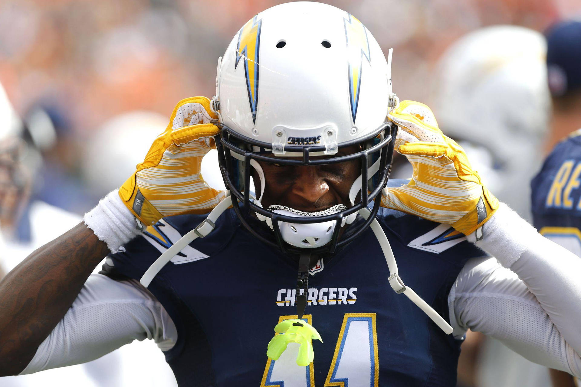 Los Angeles Chargers Jason Moore Background