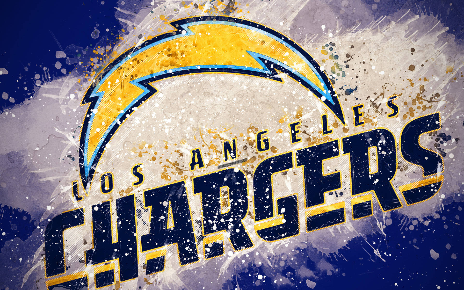 Los Angeles Chargers Nfl Team Logo Background