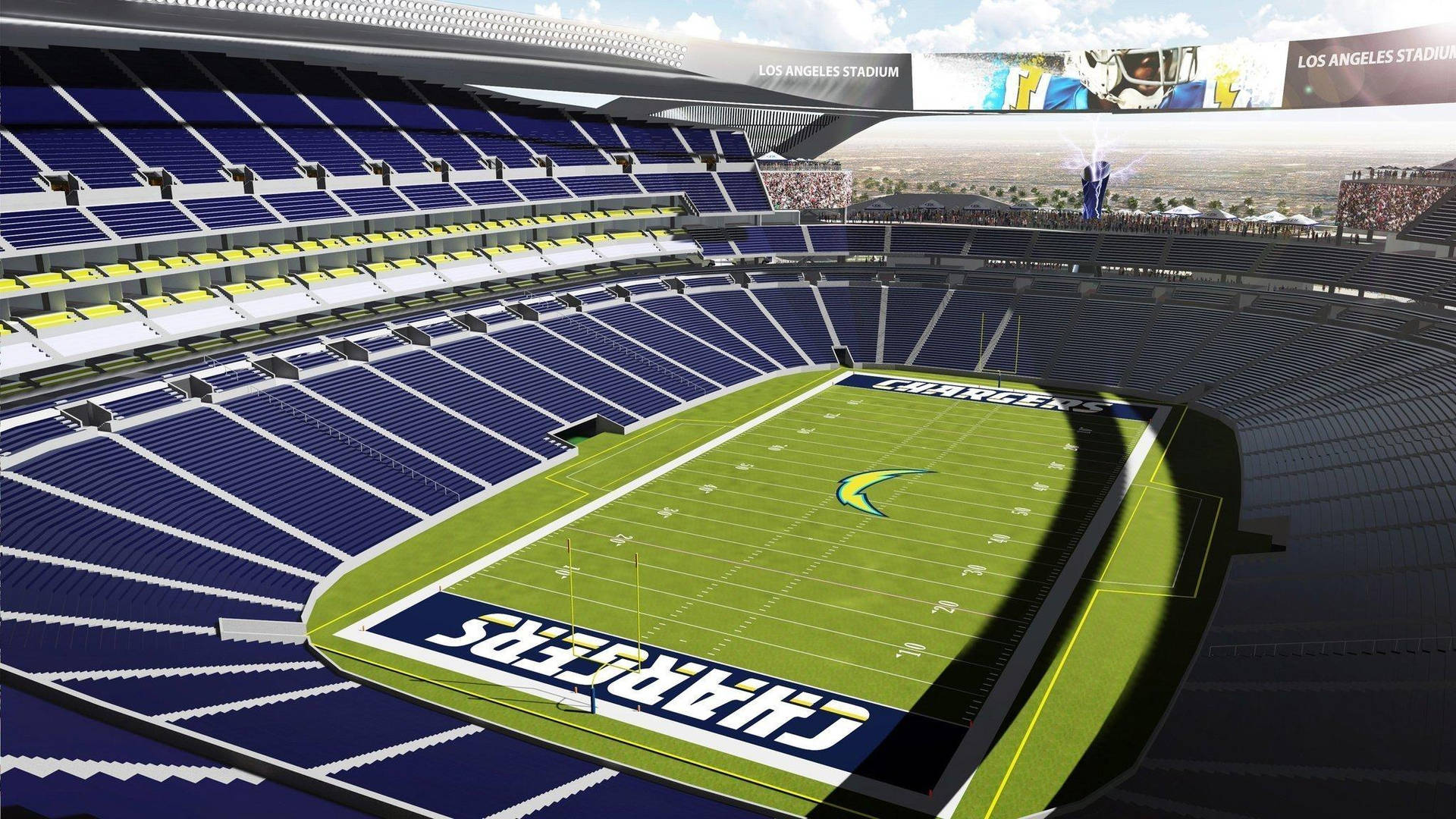 Los Angeles Chargers Stadium Background