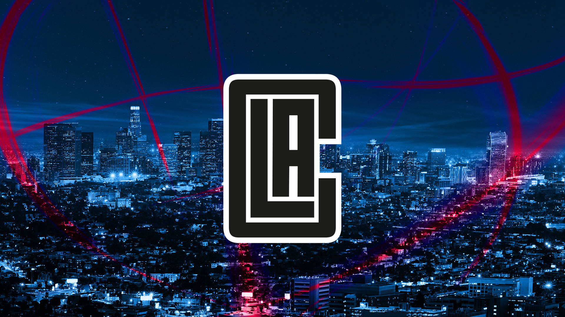 Los Angeles Clippers City Art Background