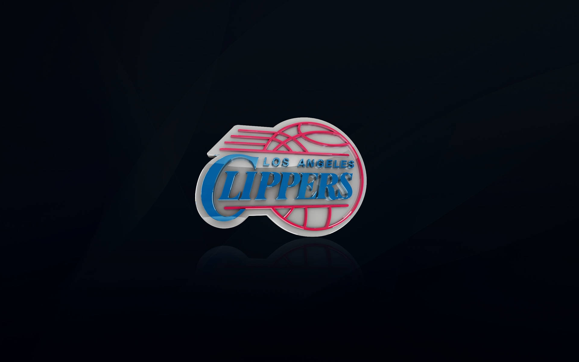 Los Angeles Clippers Glared Logo Background