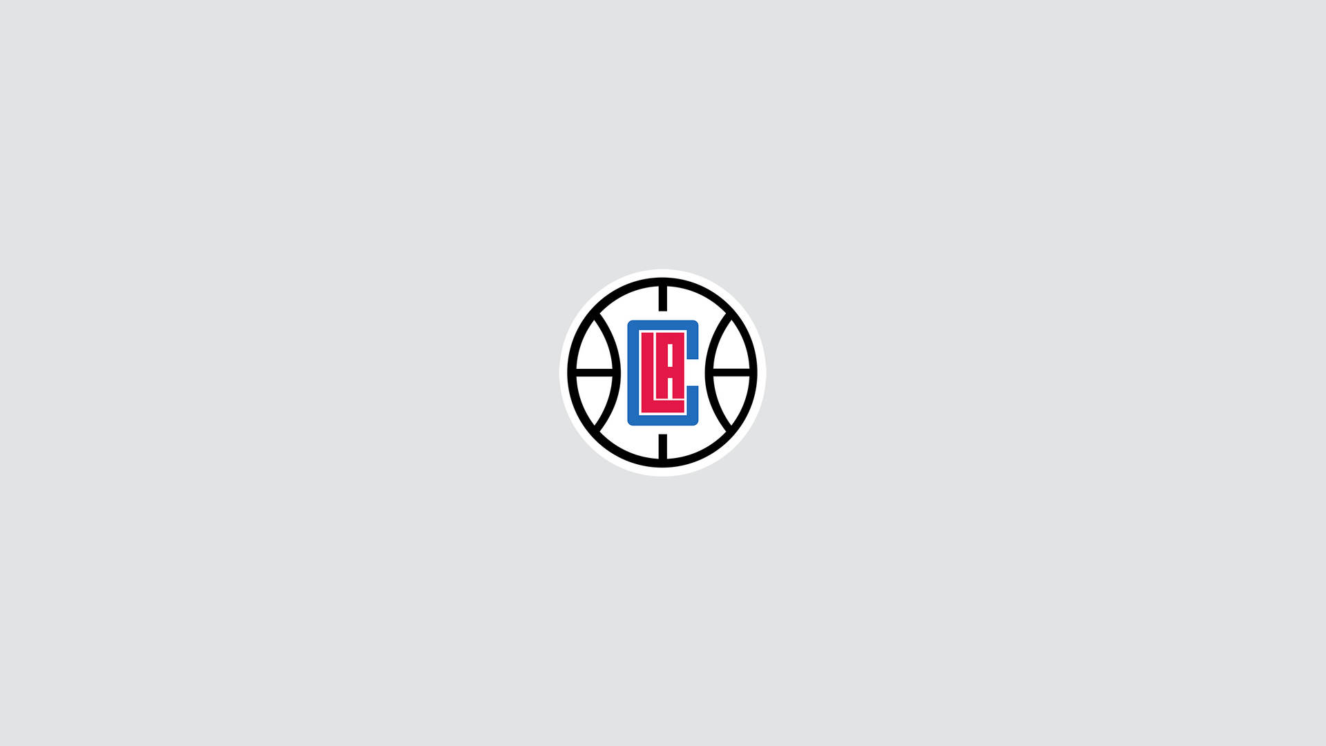 Los Angeles Clippers Logo Gray Background Background