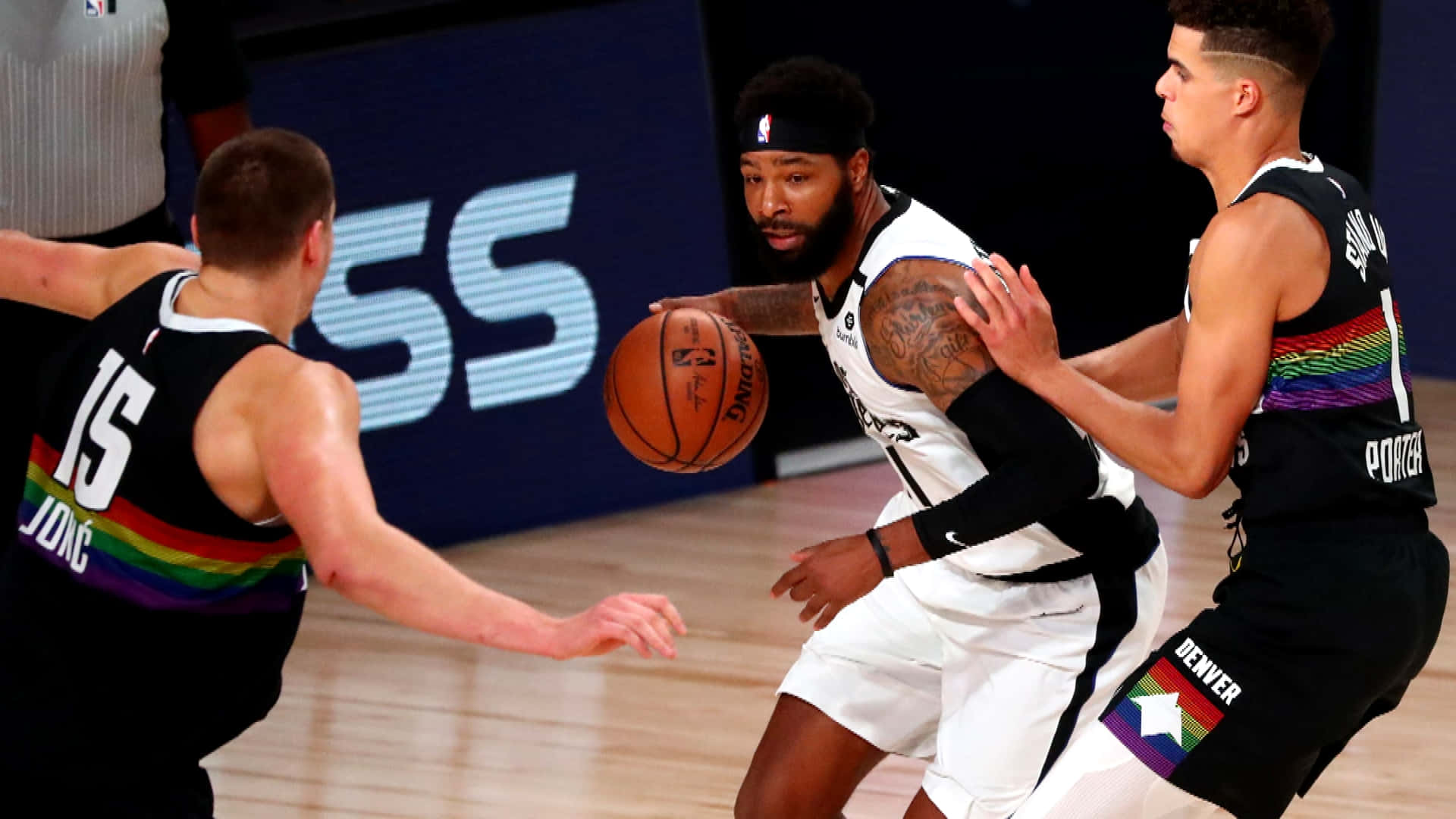 Los Angeles Clippers Marcus Morris Versus Denver Nuggets