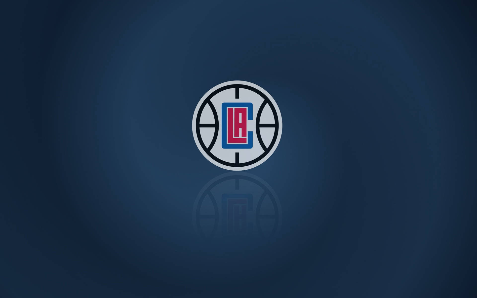 Los Angeles Clippers Mirrored Art Background