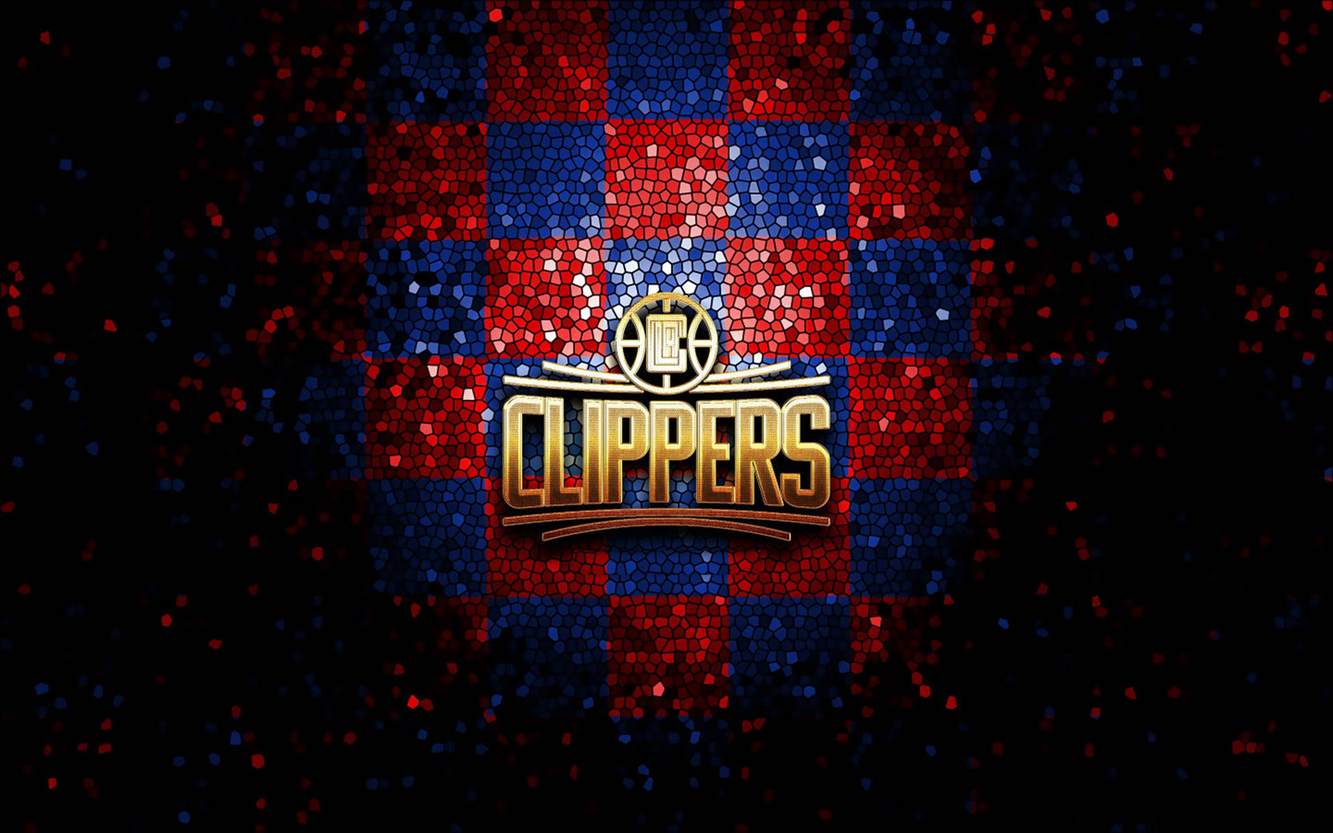 Los Angeles Clippers Mosaic Art Background