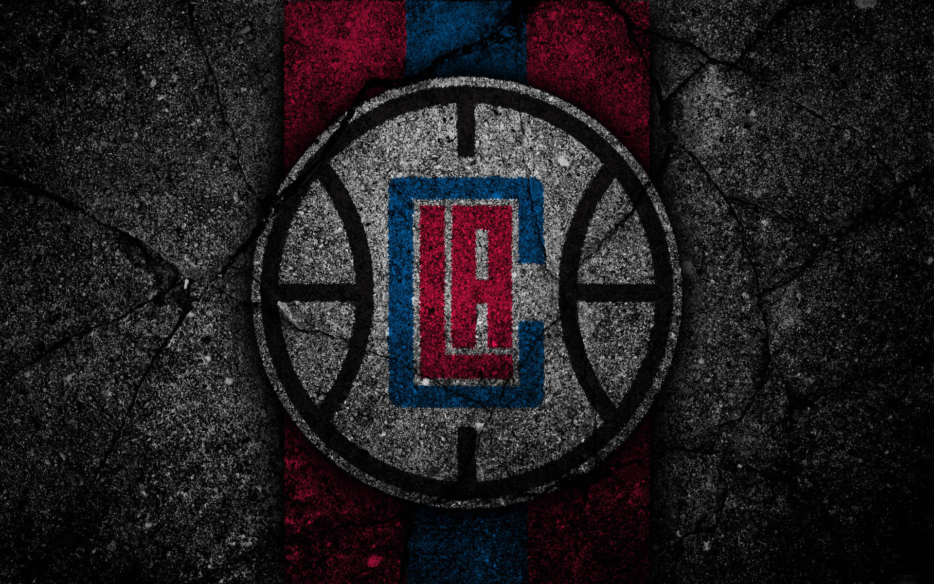 Los Angeles Clippers Stone Design Background