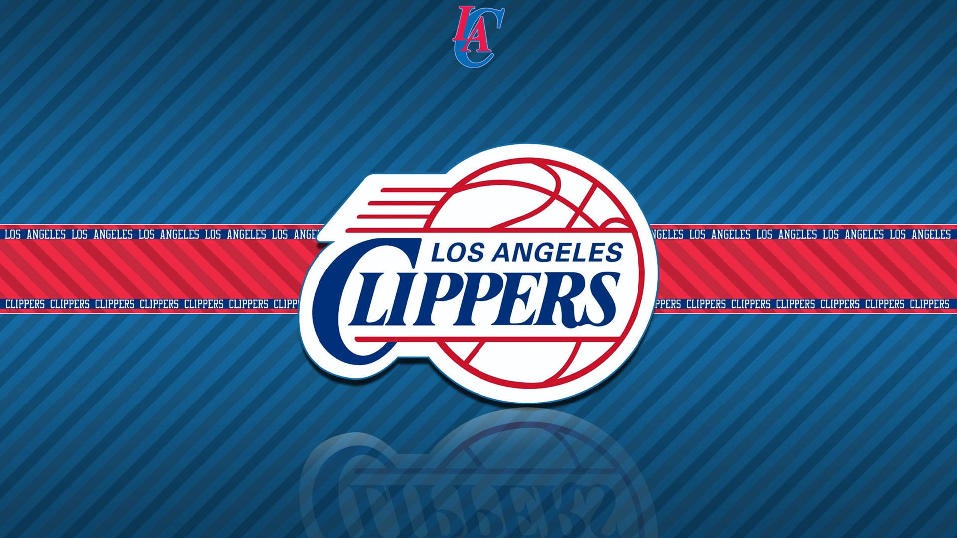 Los Angeles Clippers Stripes Illustration Background