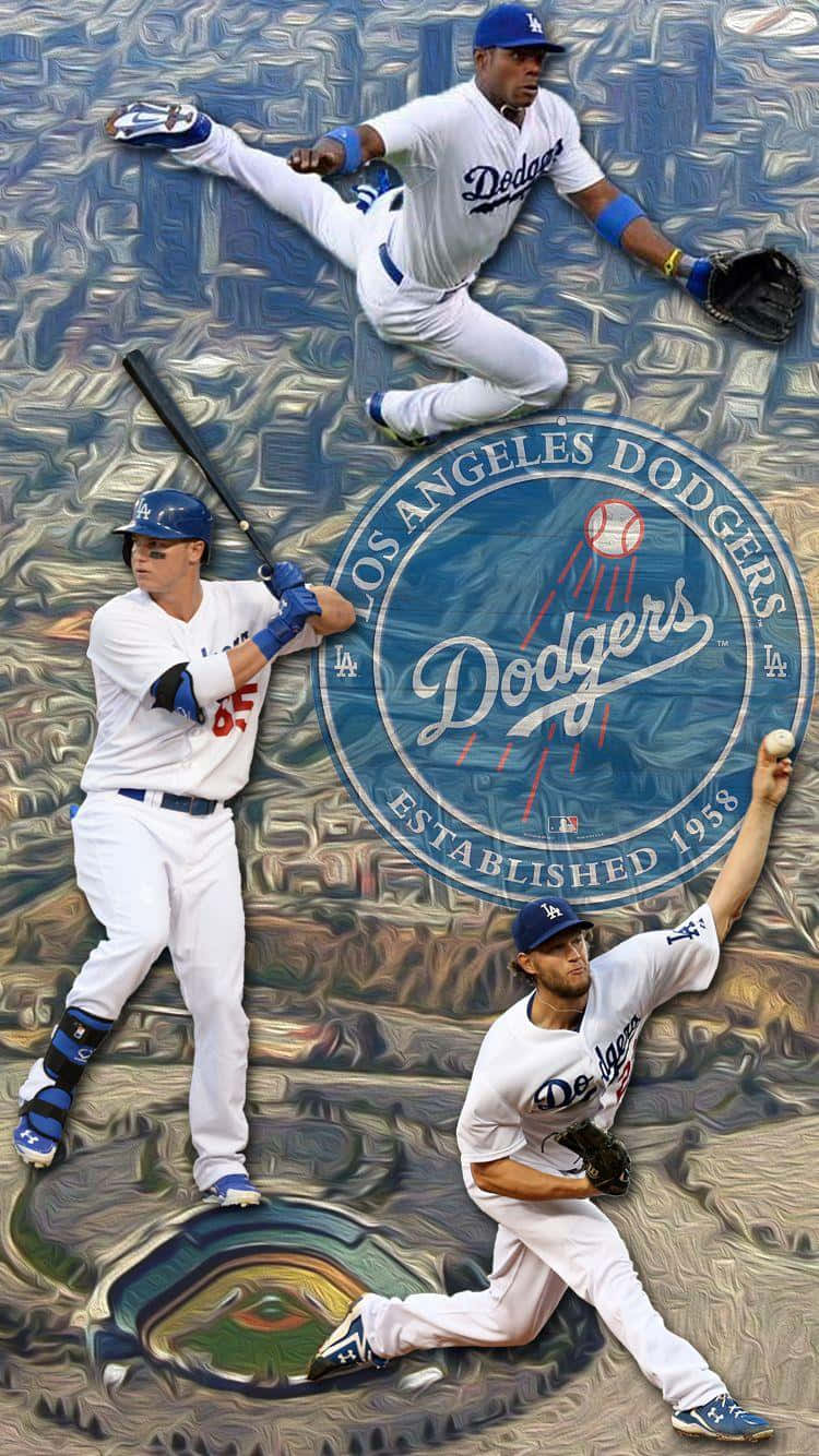 Los Angeles Dodgers Action Collage