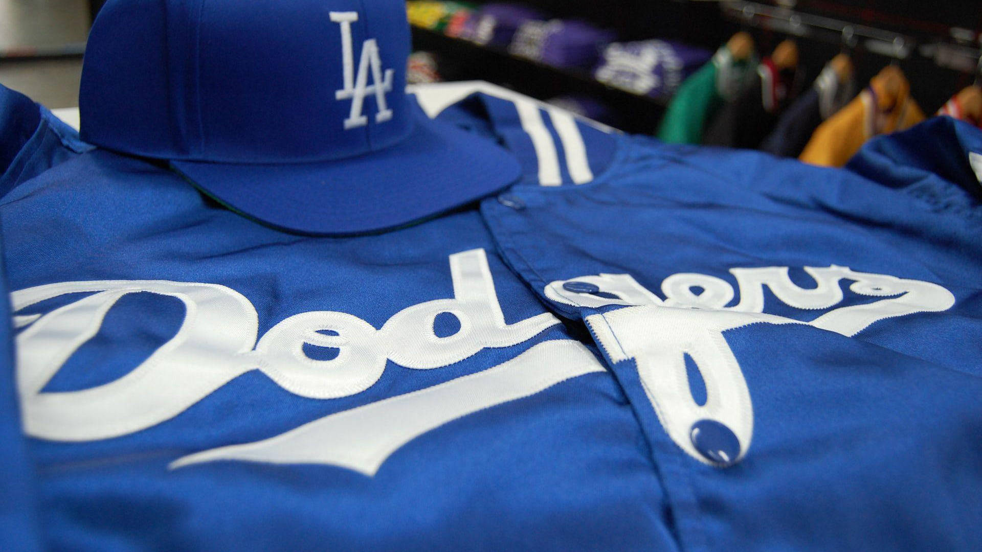 Los Angeles Dodgers Alternate Jersey Background