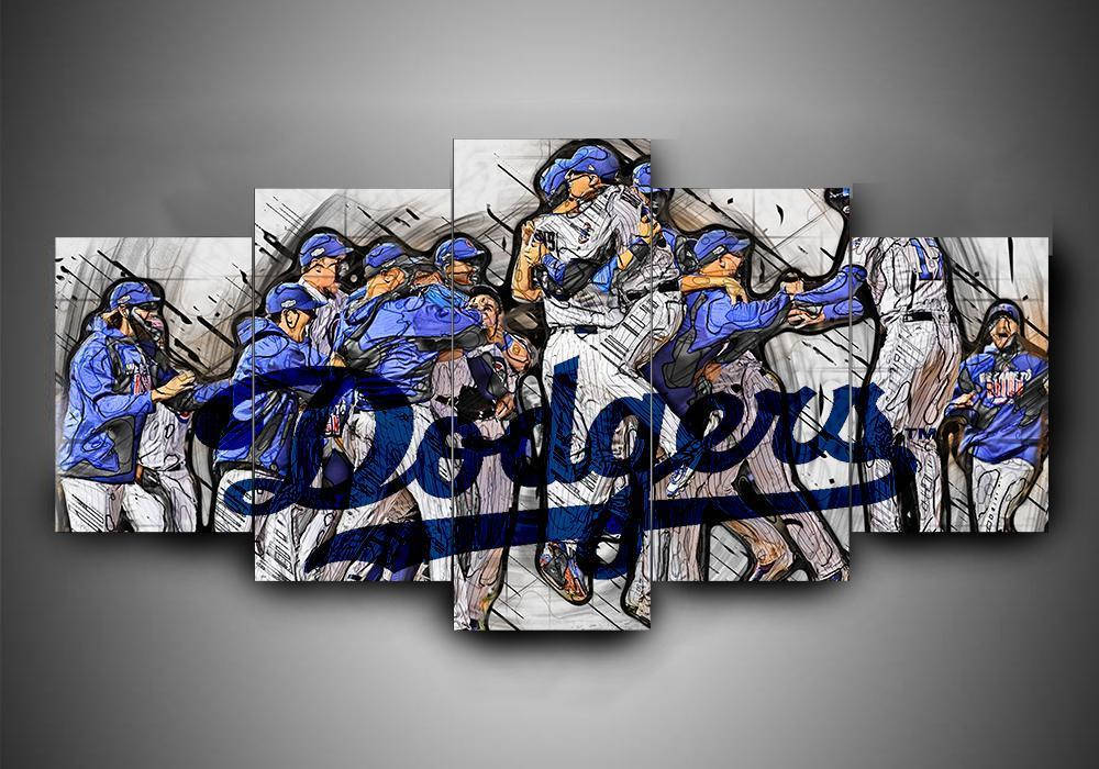 Los Angeles Dodgers Art Background
