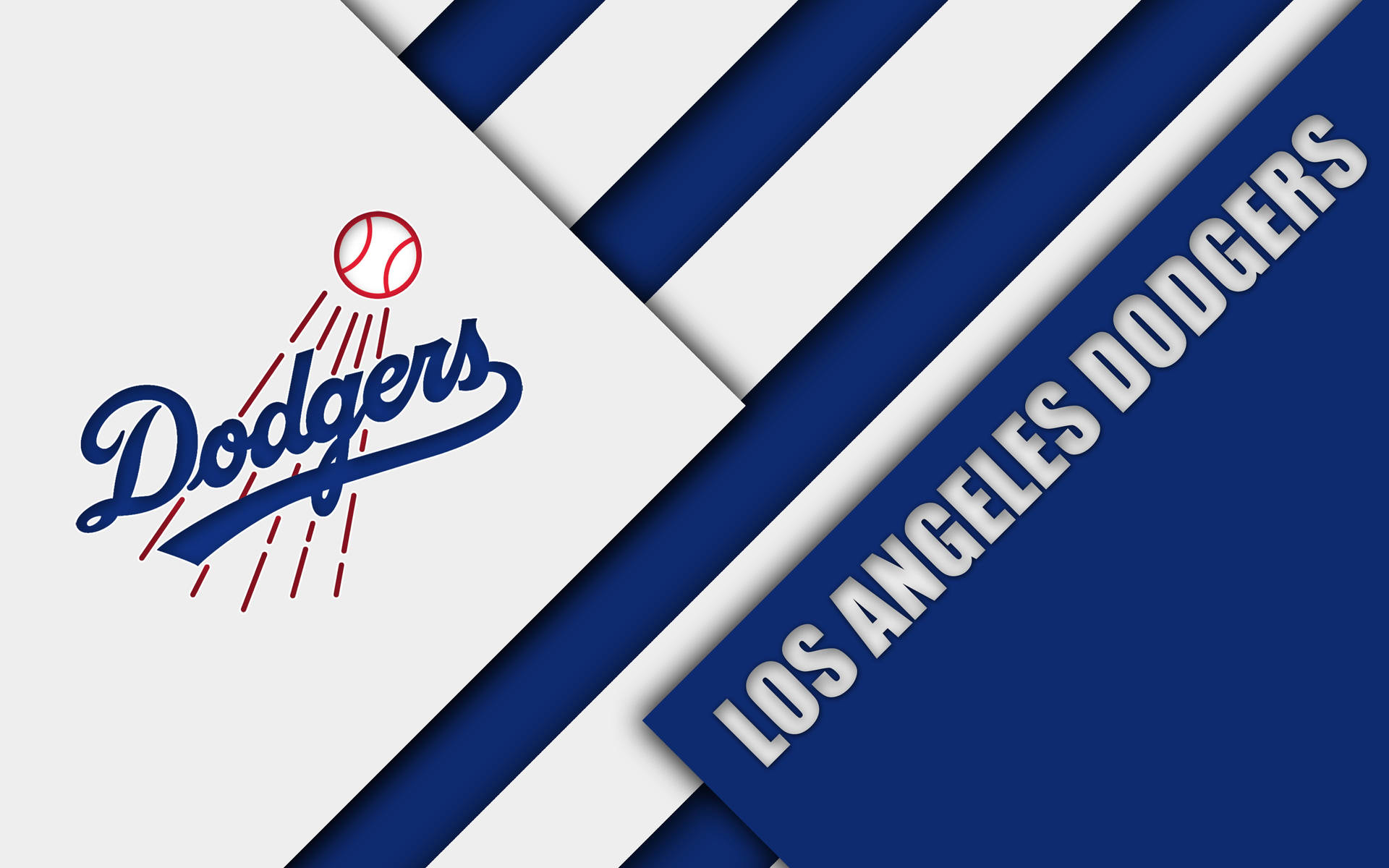 Los Angeles Dodgers Digital Art Background