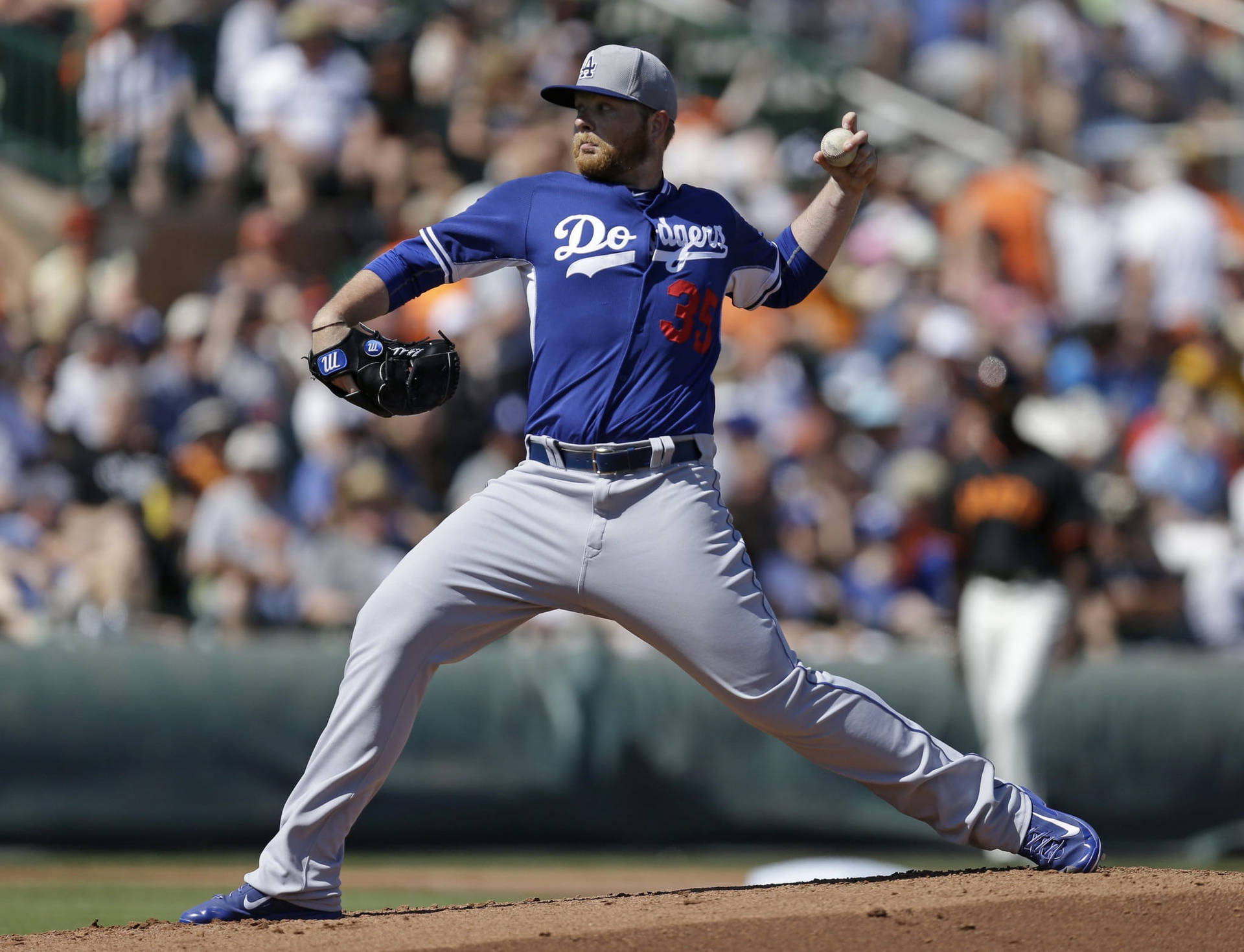 Los Angeles Dodgers Left-handed Pitcher Background