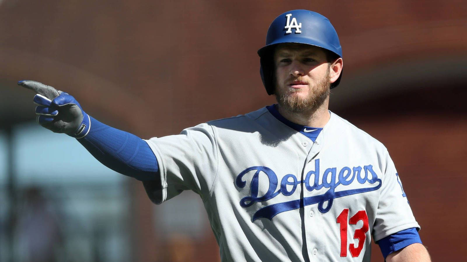 Los Angeles Dodgers' Max Muncy In Action