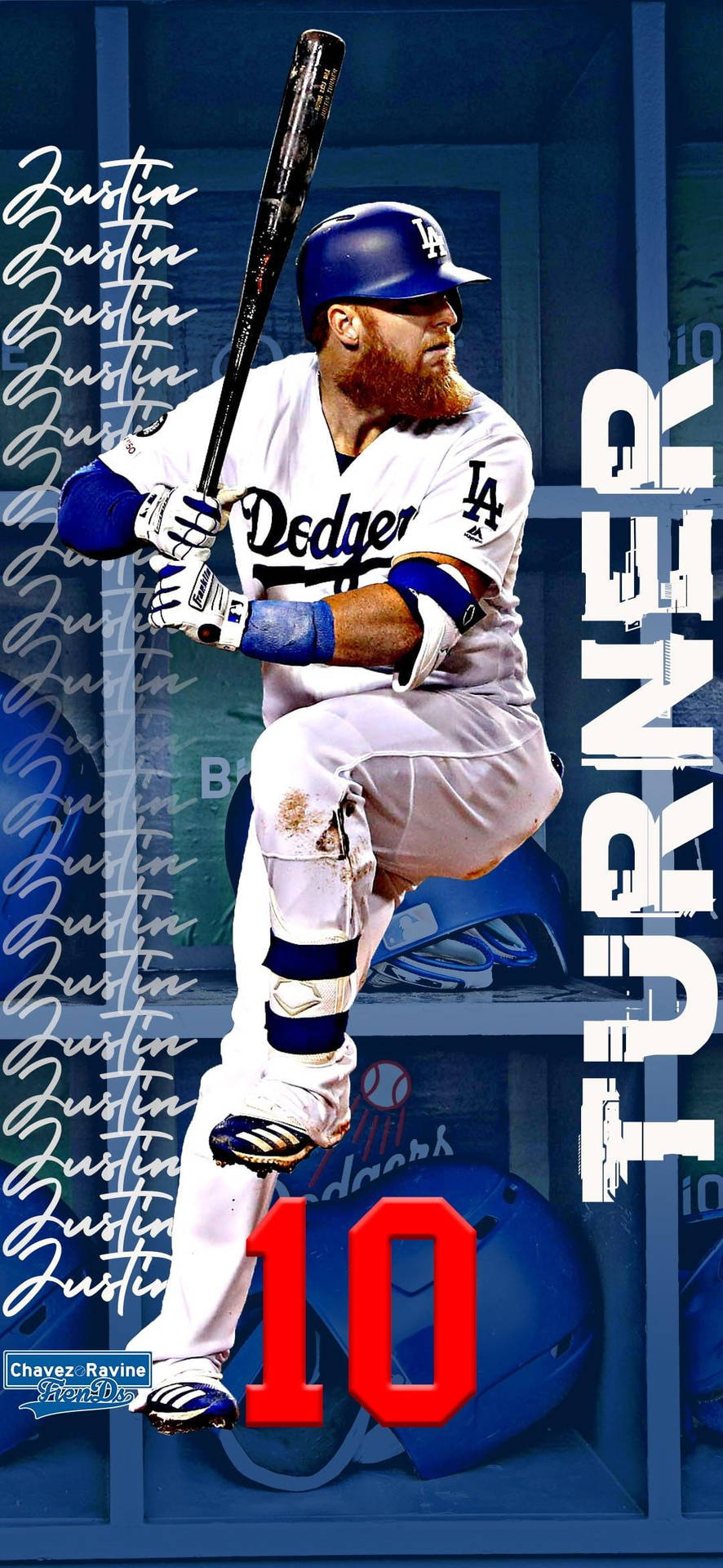 Los Angeles Dodgers Perfect Shot Background