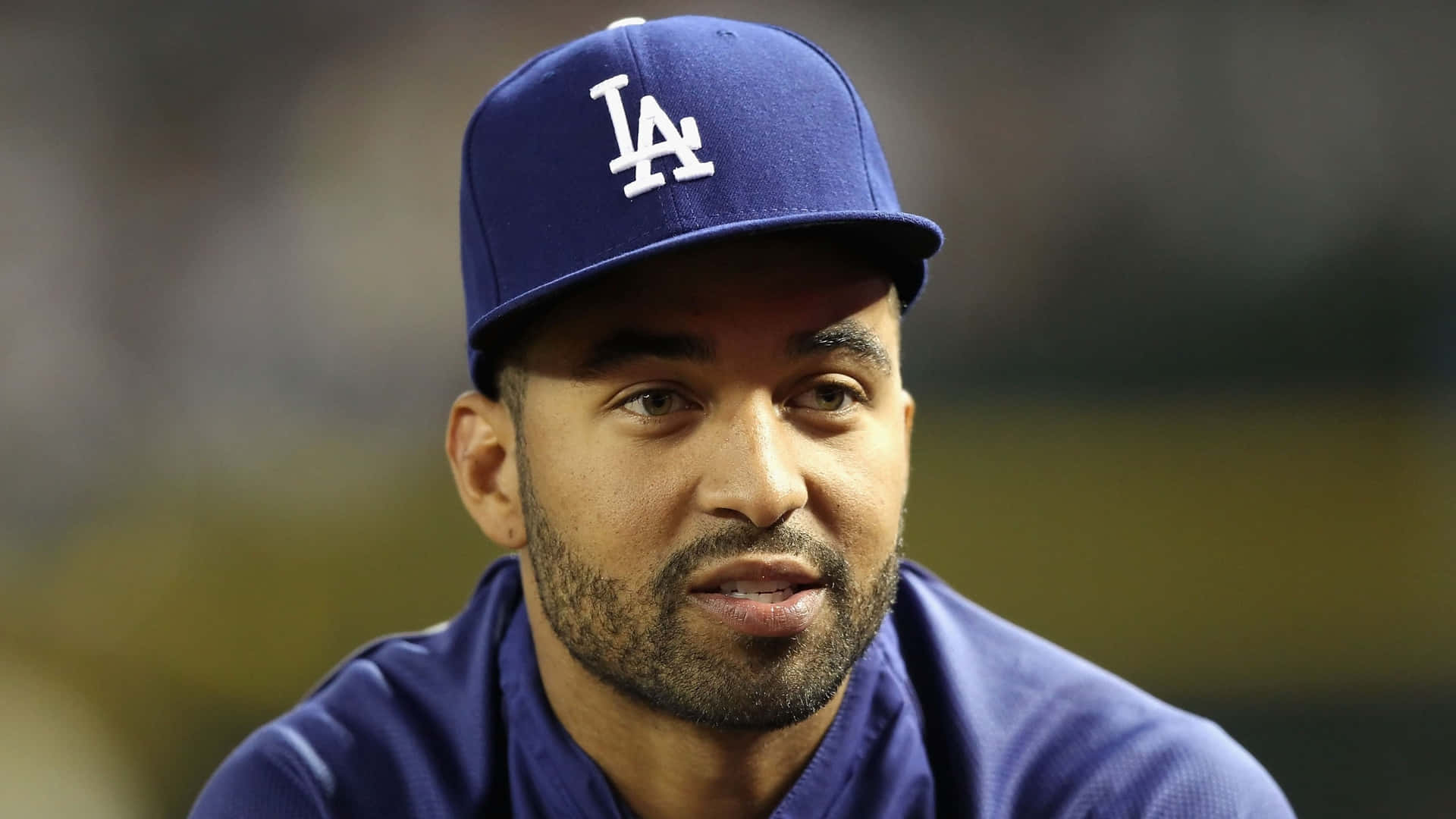 Los Angeles Dodgers Player Portrait Background