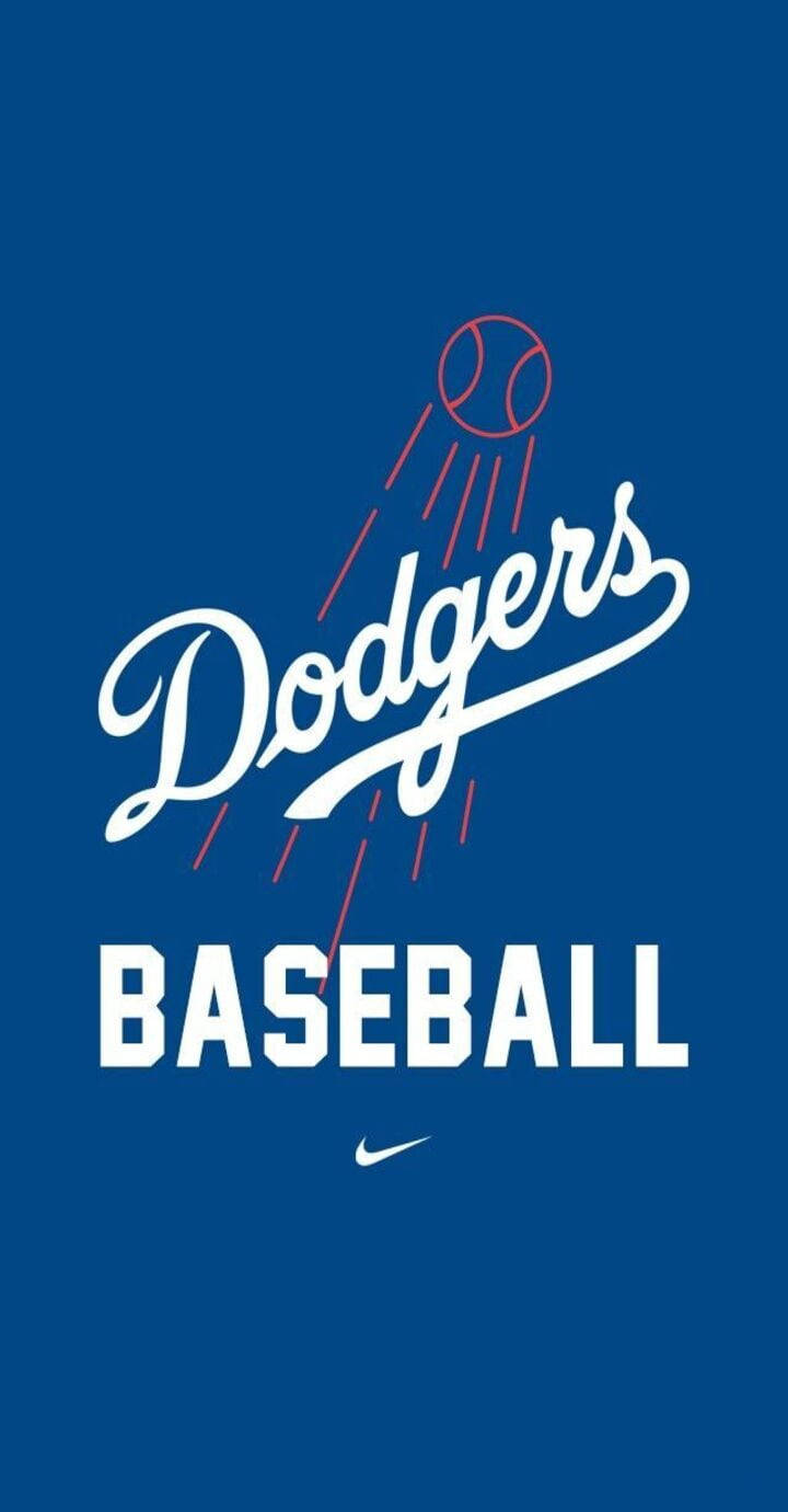Los Angeles Dodgers Rising Logo Background