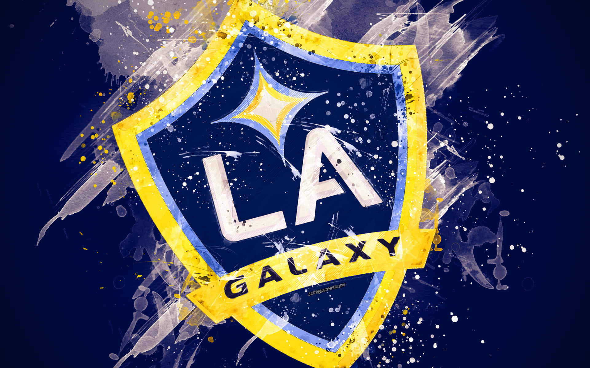 Los Angeles Fc 4k Digital Paint Art Background