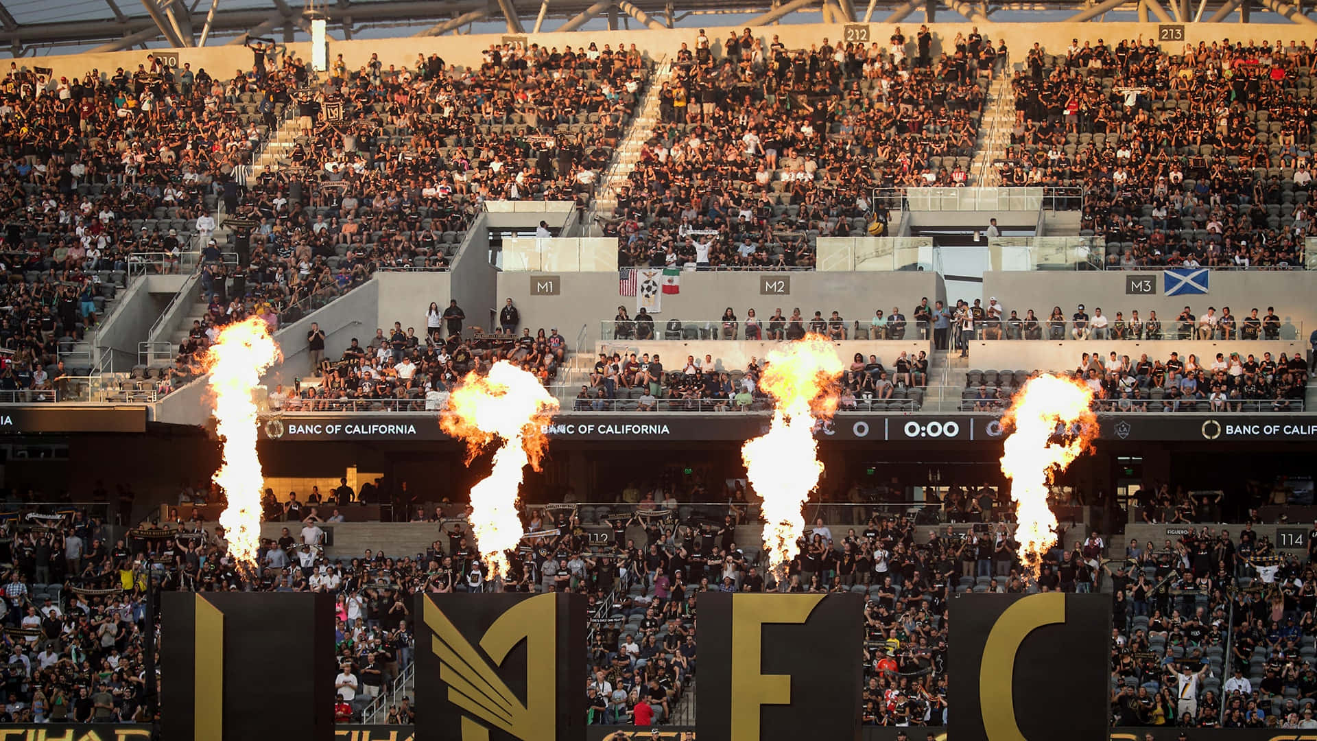 Los Angeles Fc Stadium Live Presentation Background