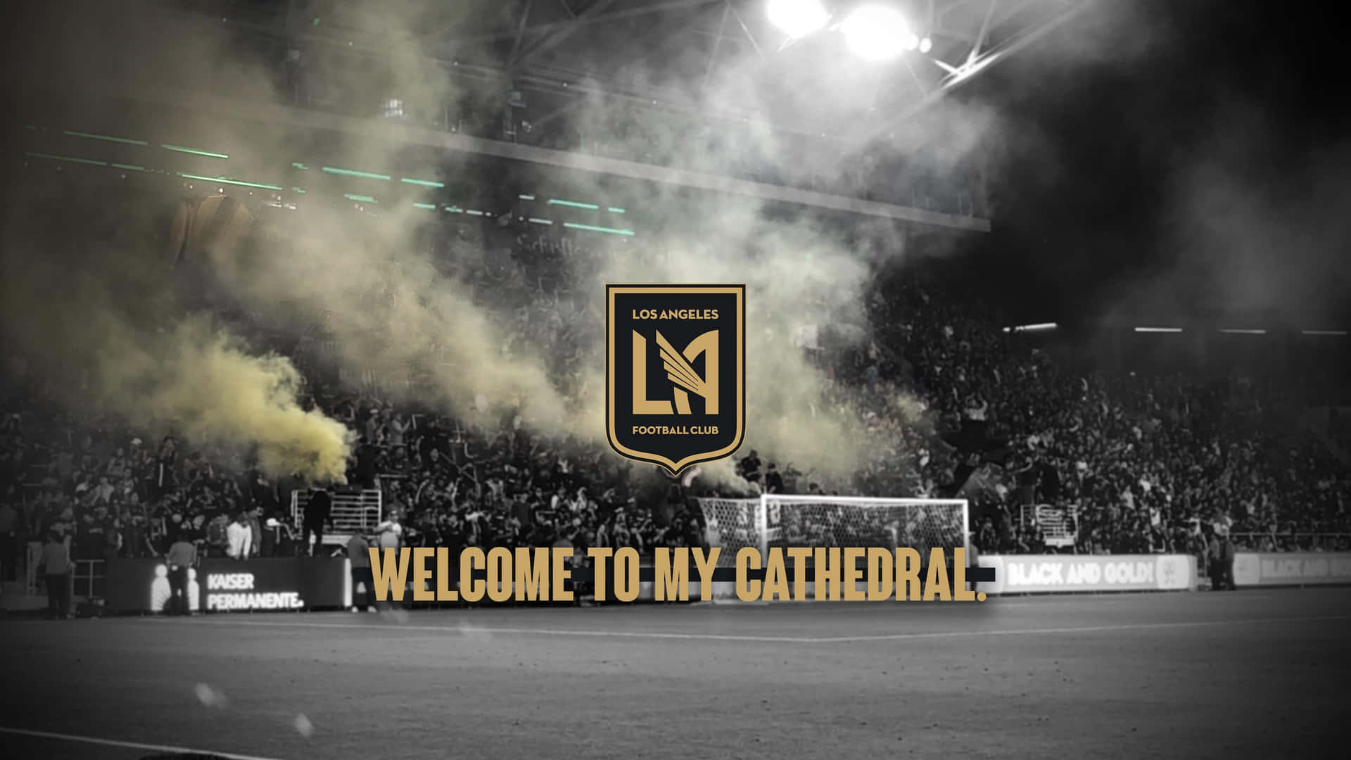 Los Angeles Fc Welcome To My Cathedral Digital Illustration Background