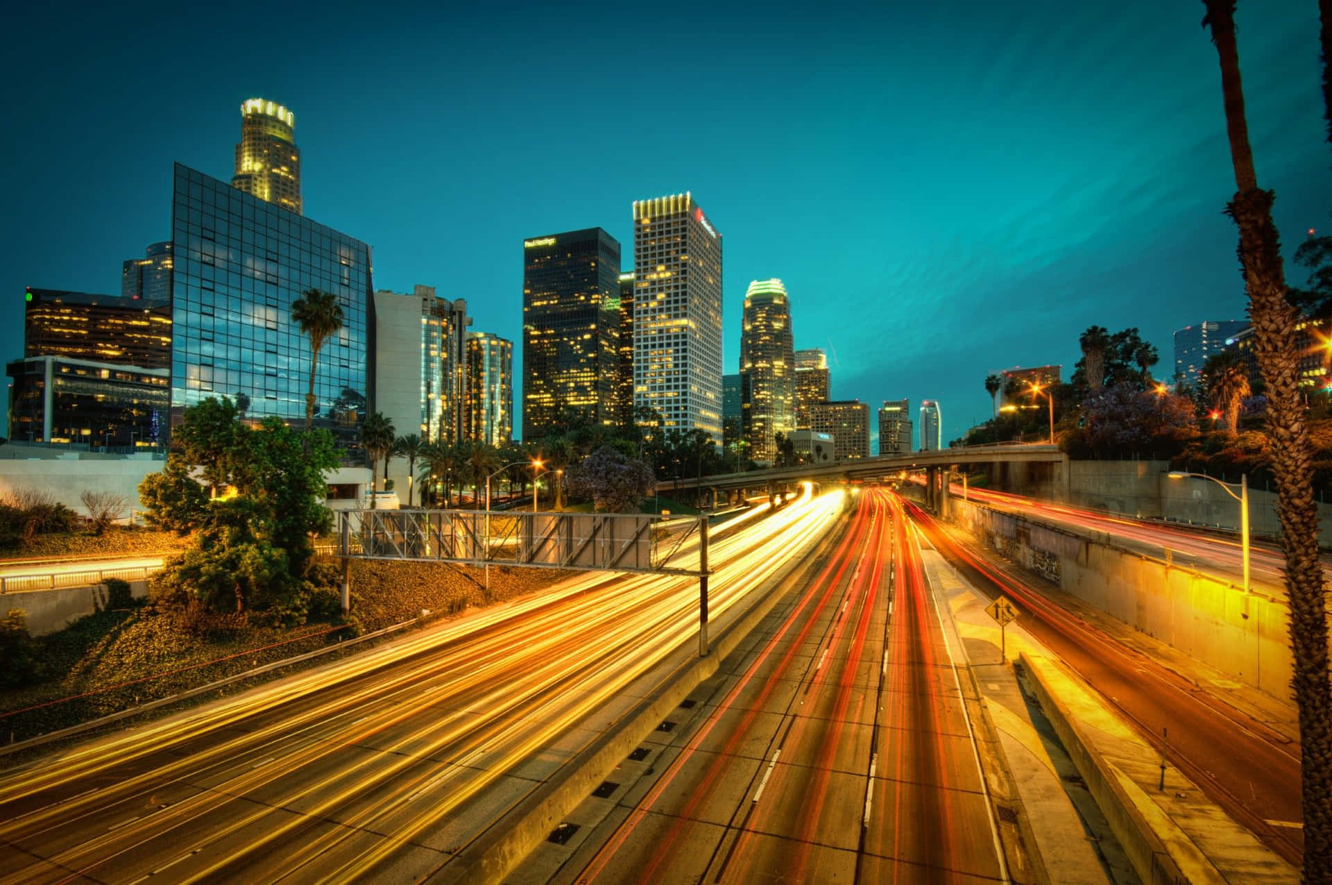 Los Angeles Highway Chrome Os Background