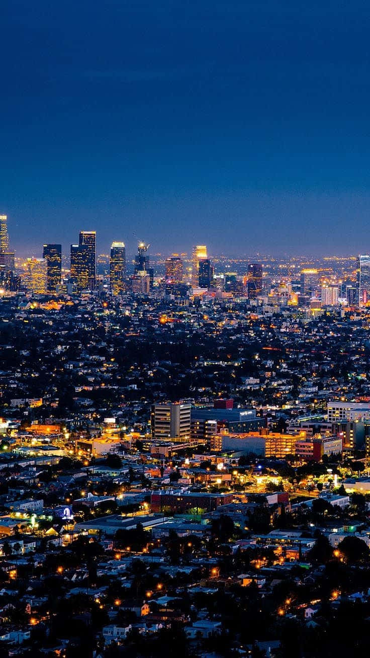 Los Angeles Iphone Screensaver Theme Background