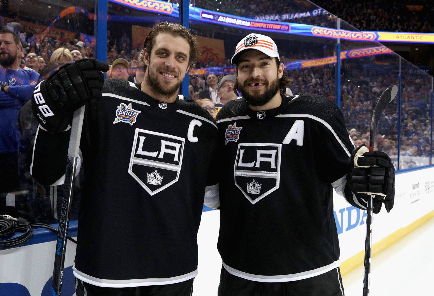 Los Angeles Kings Anze Kopitar And Drew Doughty Photograph Background